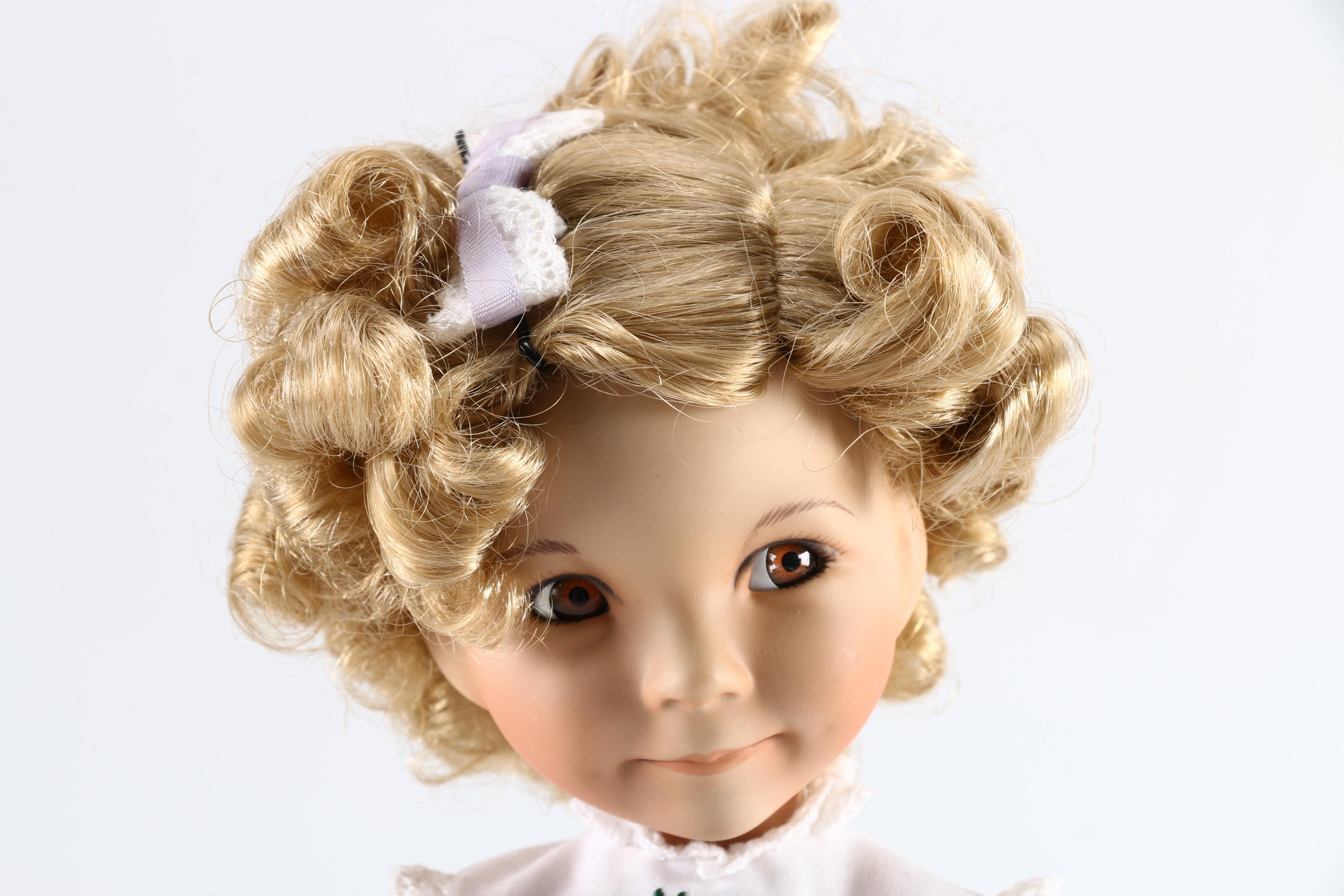 Knowles  Porcelain Dolls Featuring "Goldilocks" and "Emily"