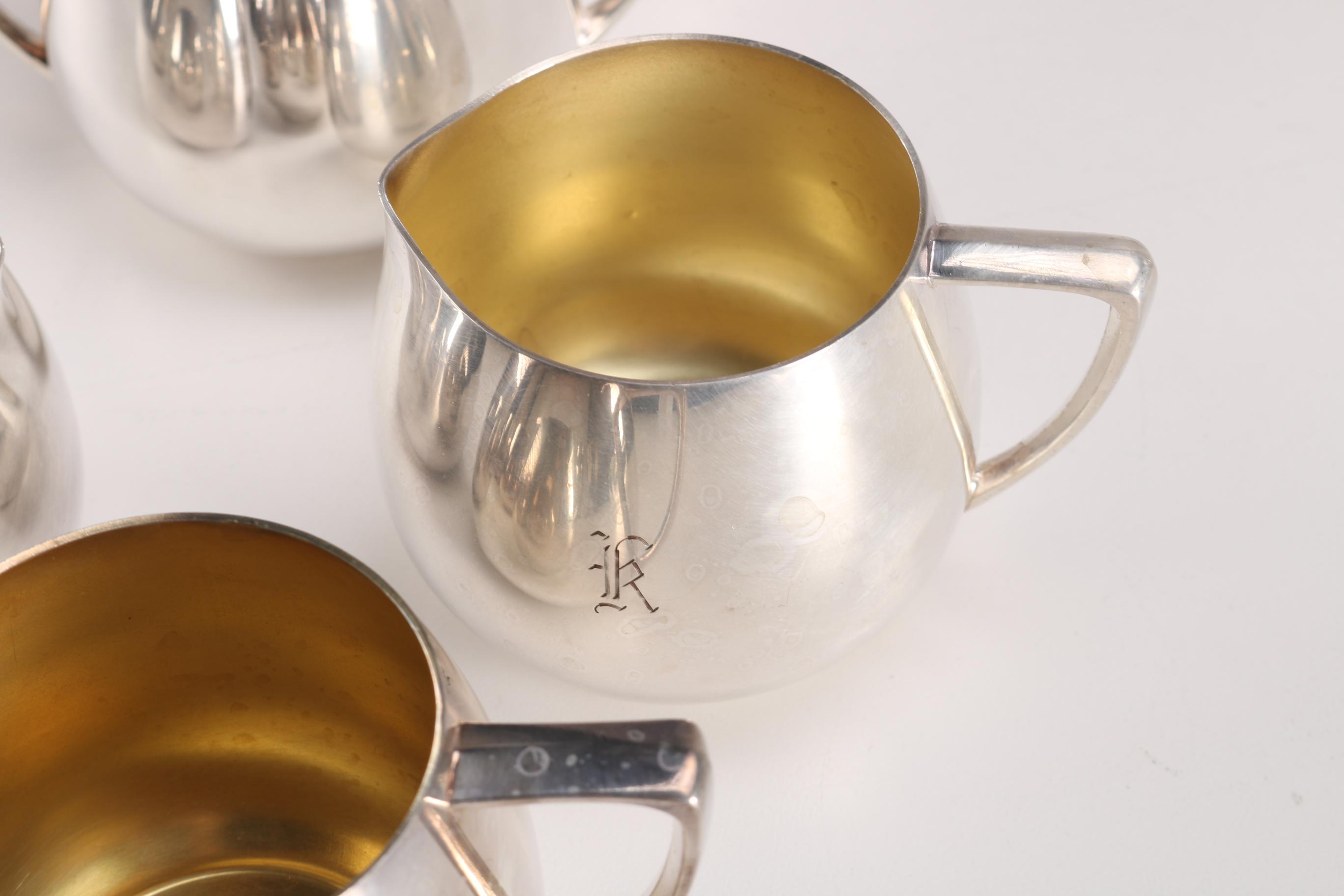 Tableware Featuring Pyrex and Plated Silver, Nickel and Brass