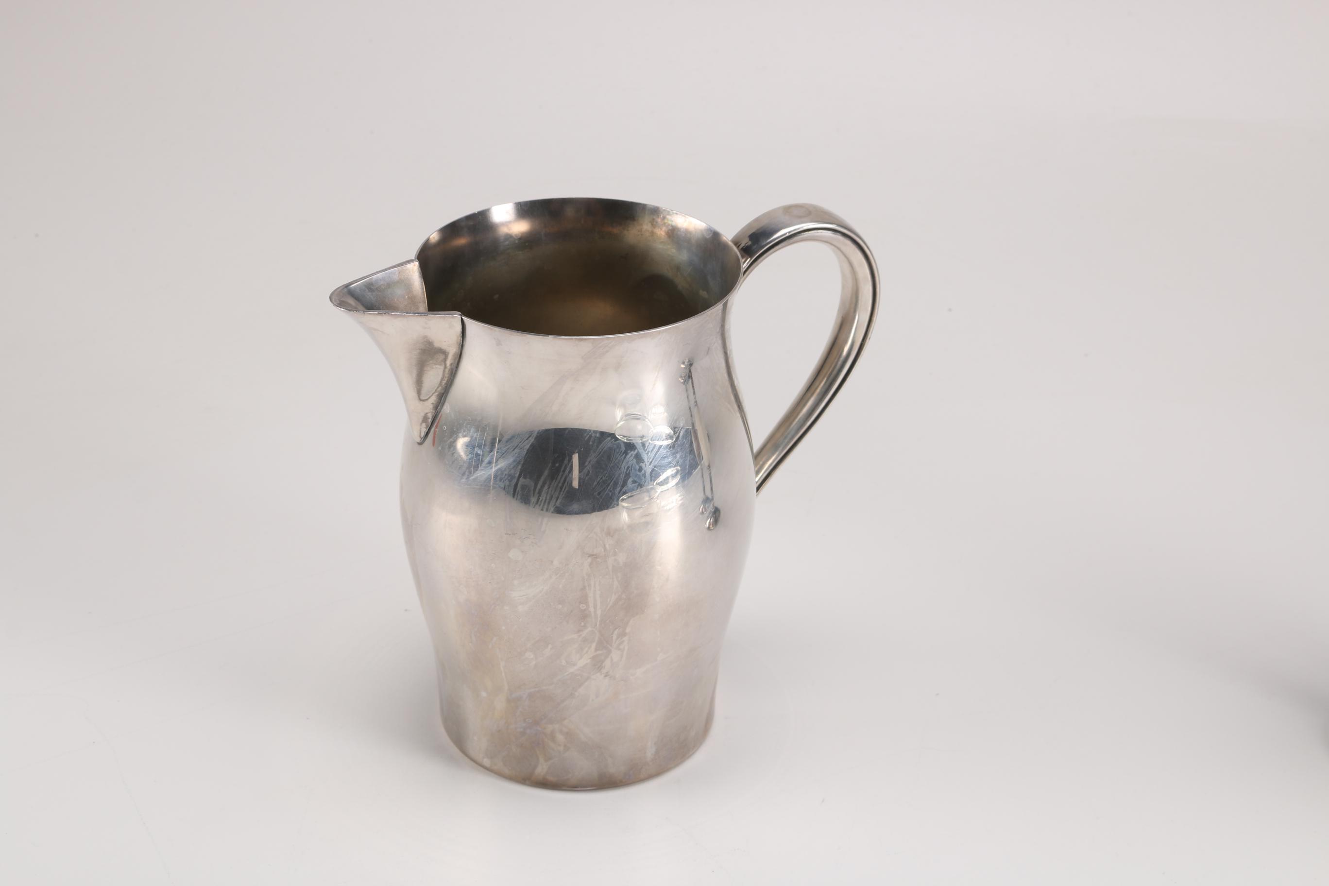 Tableware Featuring Pyrex and Plated Silver, Nickel and Brass