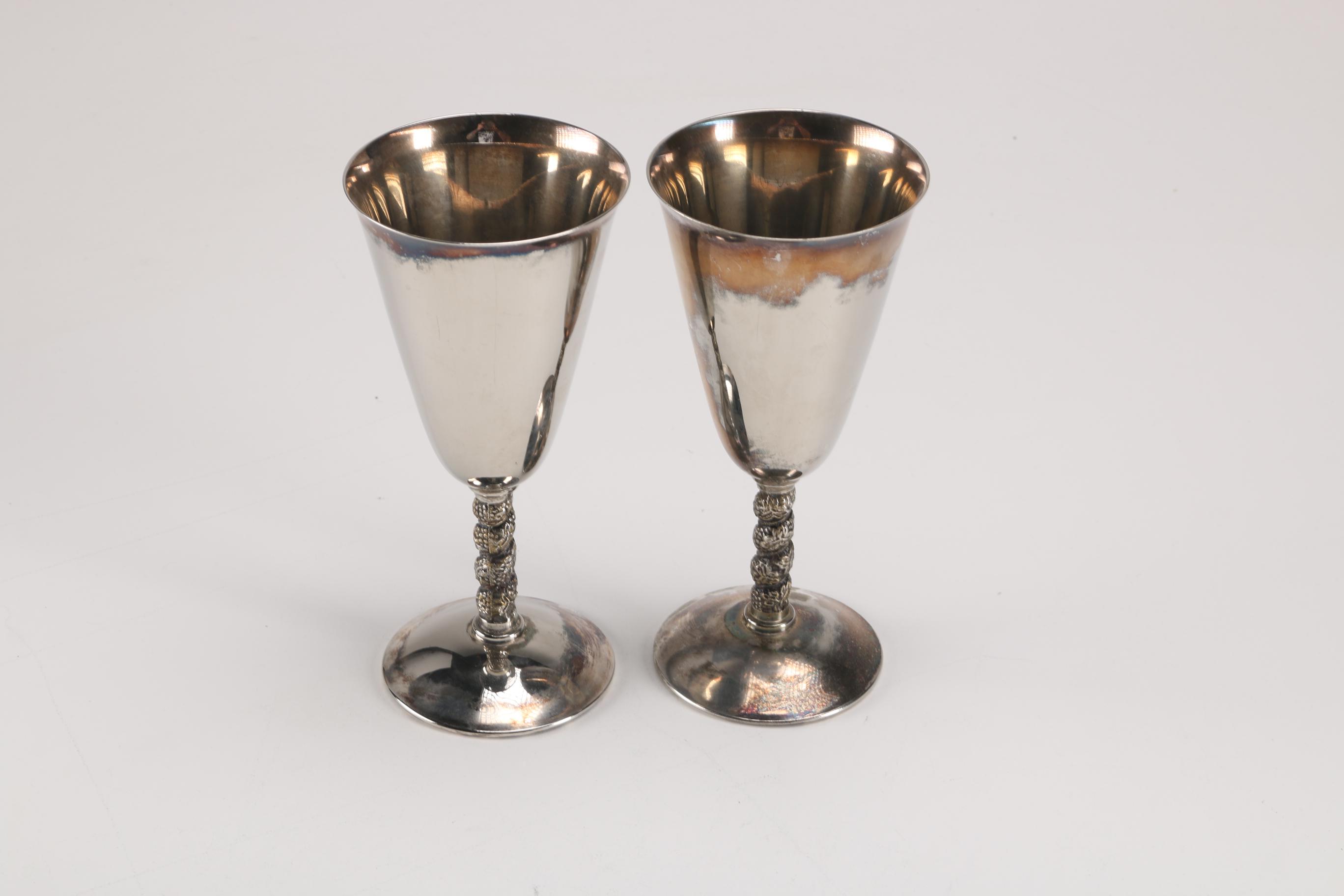 Tableware Featuring Pyrex and Plated Silver, Nickel and Brass