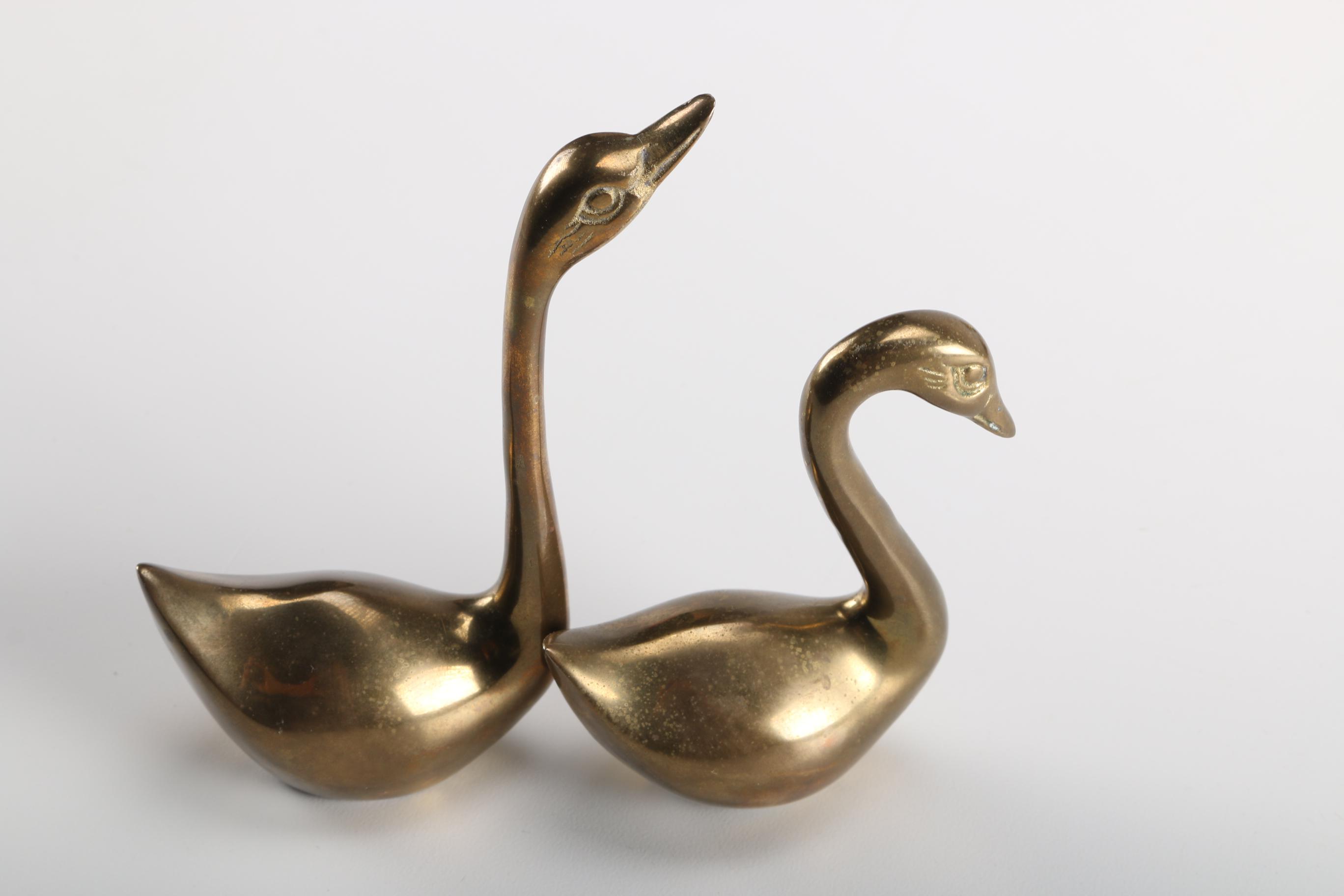 Small Brass Containers and Candleholders from India, Holland, and Korea