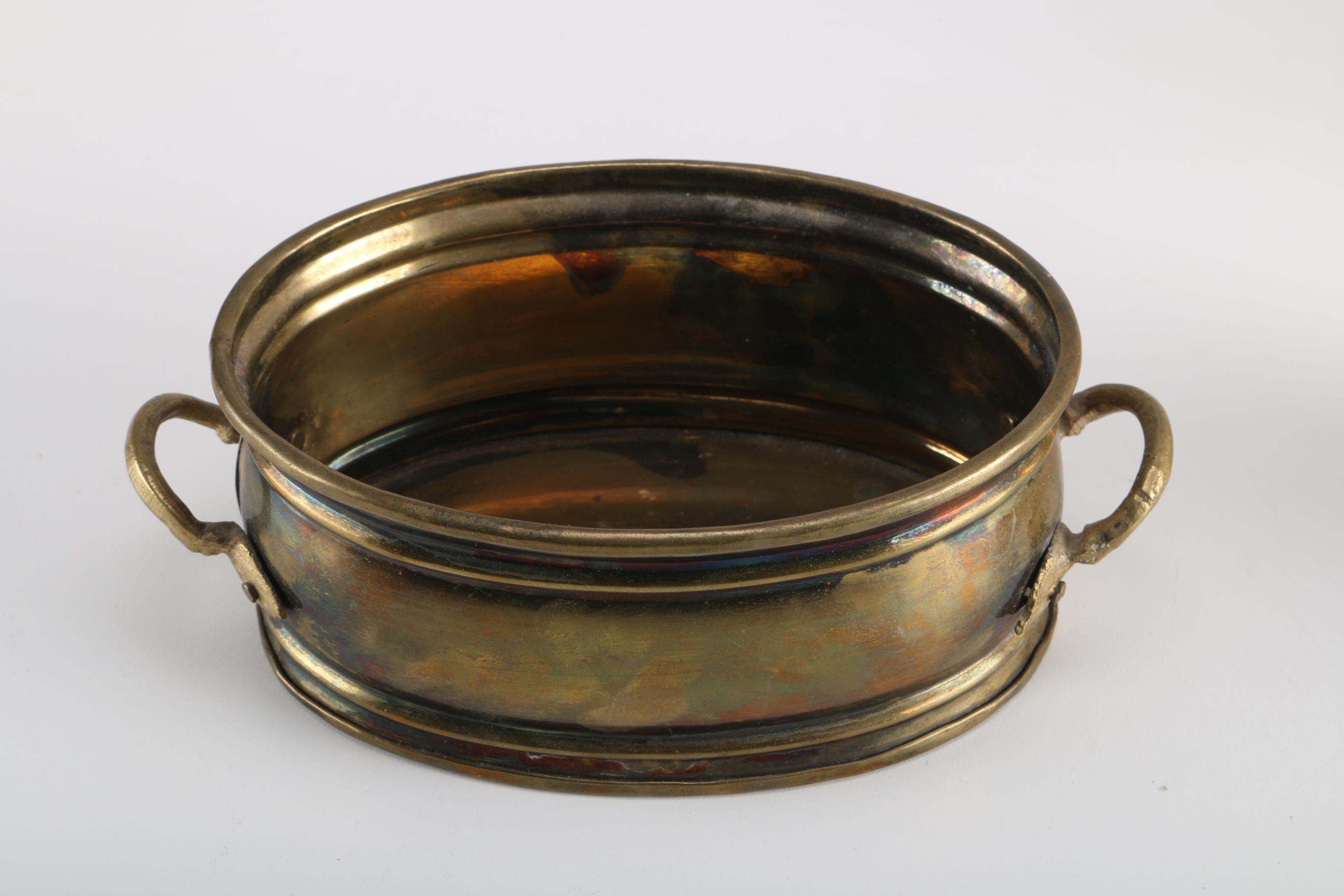 Small Brass Containers and Candleholders from India, Holland, and Korea