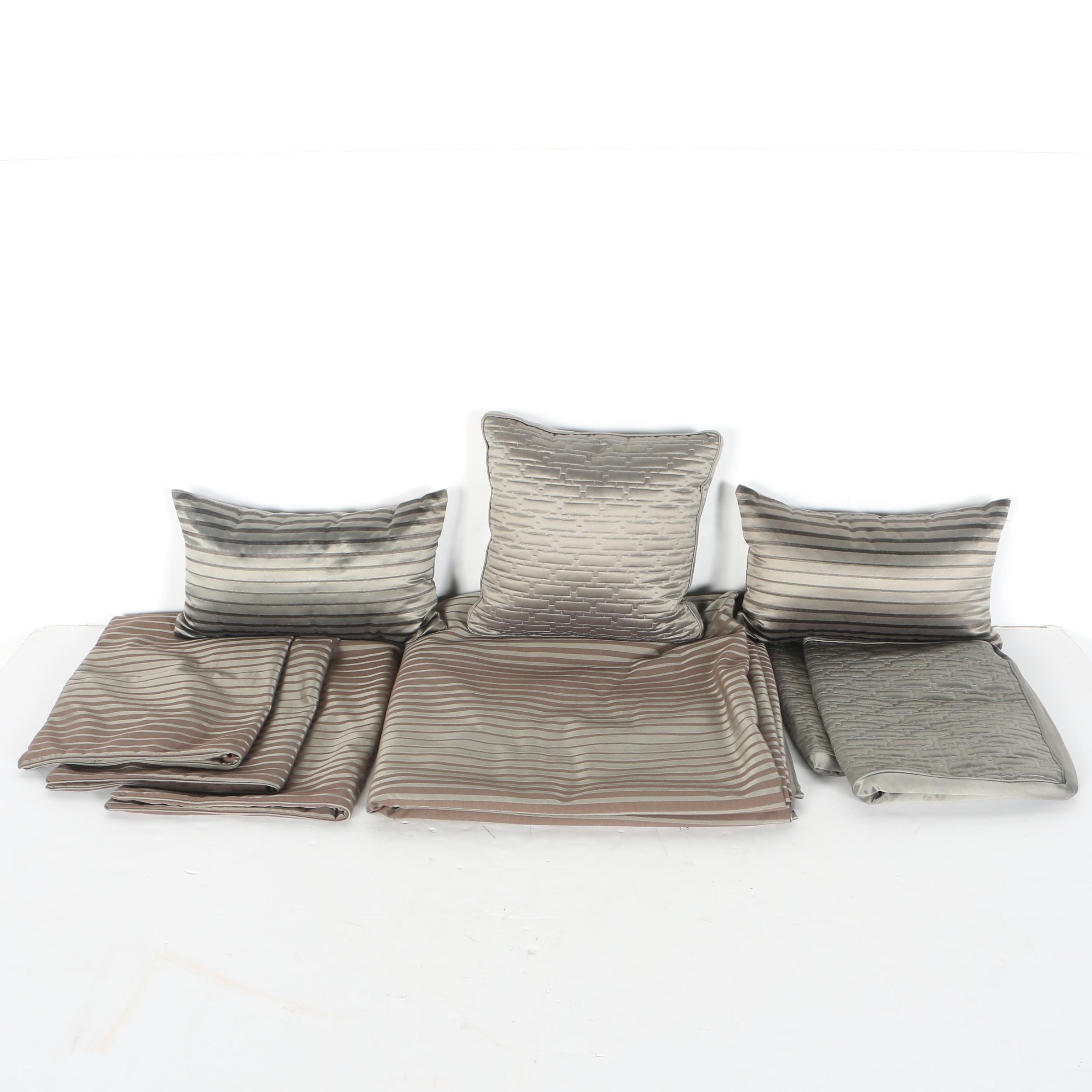 Hotel Collection Silver-Gray King Sized Bedding Set