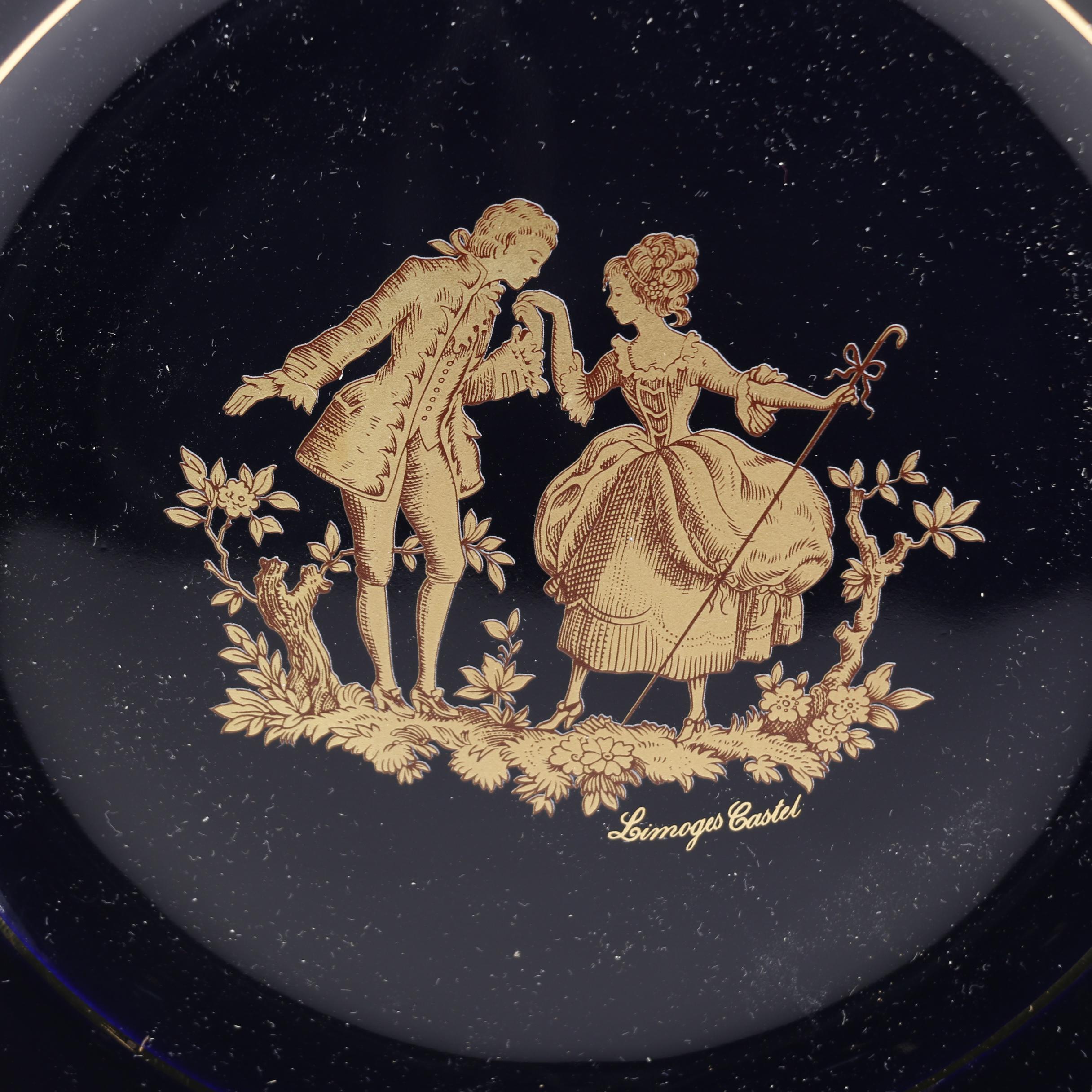 French Limoges Castel Collectors Plates