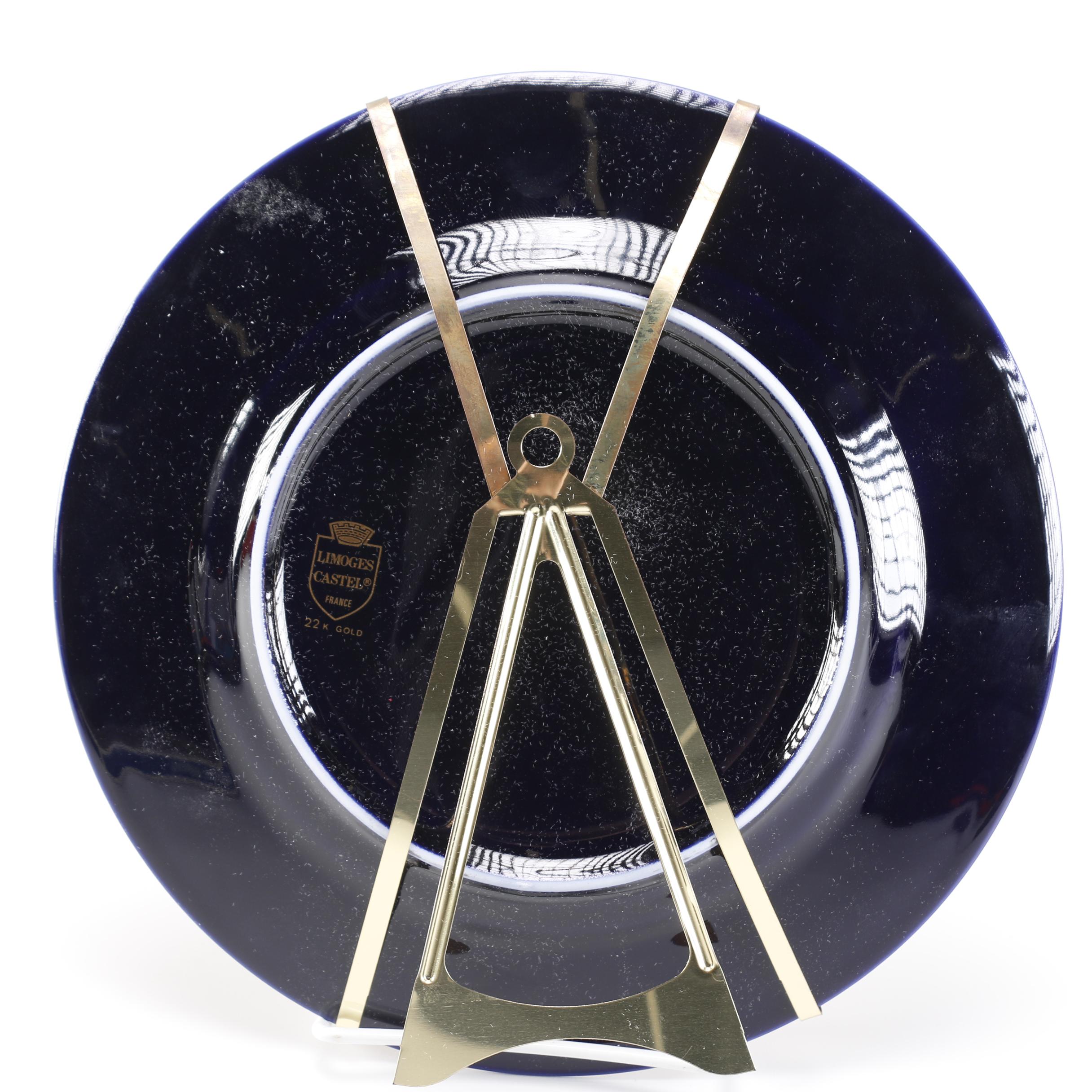 French Limoges Castel Collectors Plates