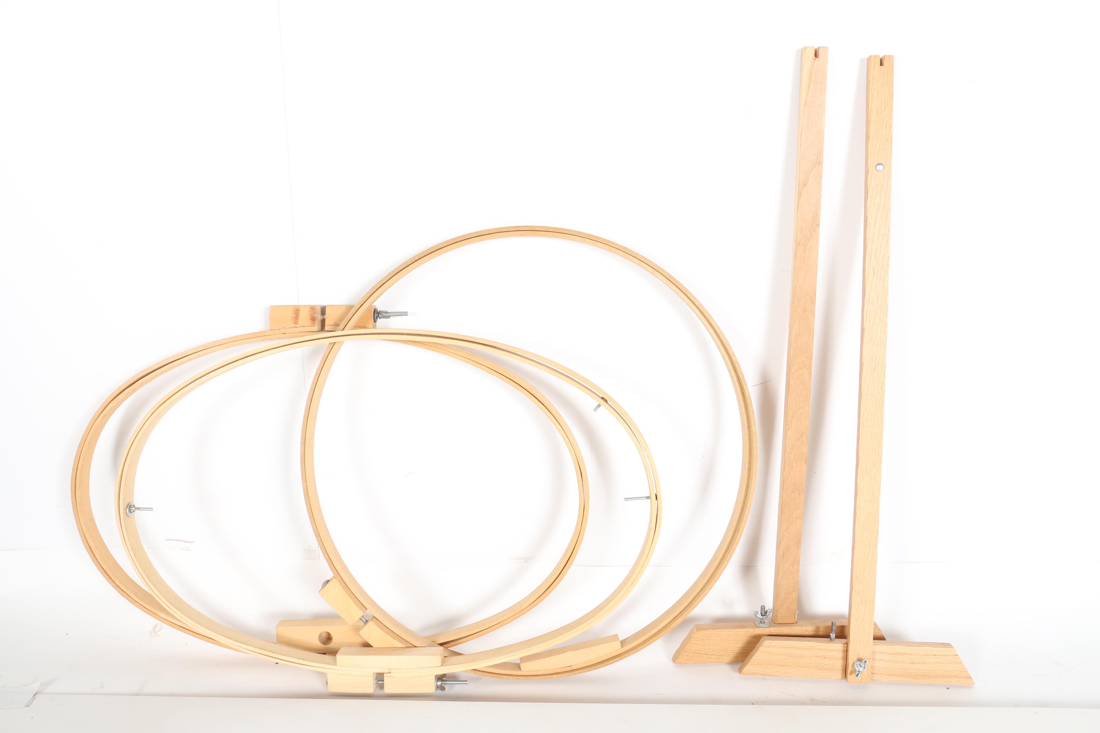 Sewing Boxes With Odds and Wooden Quilting Hoops