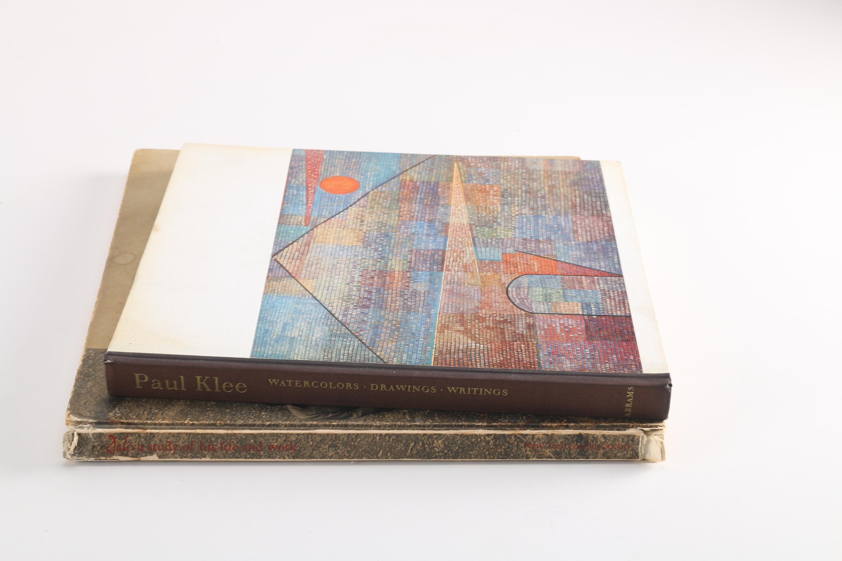 "The Inward Vision" by Paul Klee and "Dali A Study of His Life and Work"