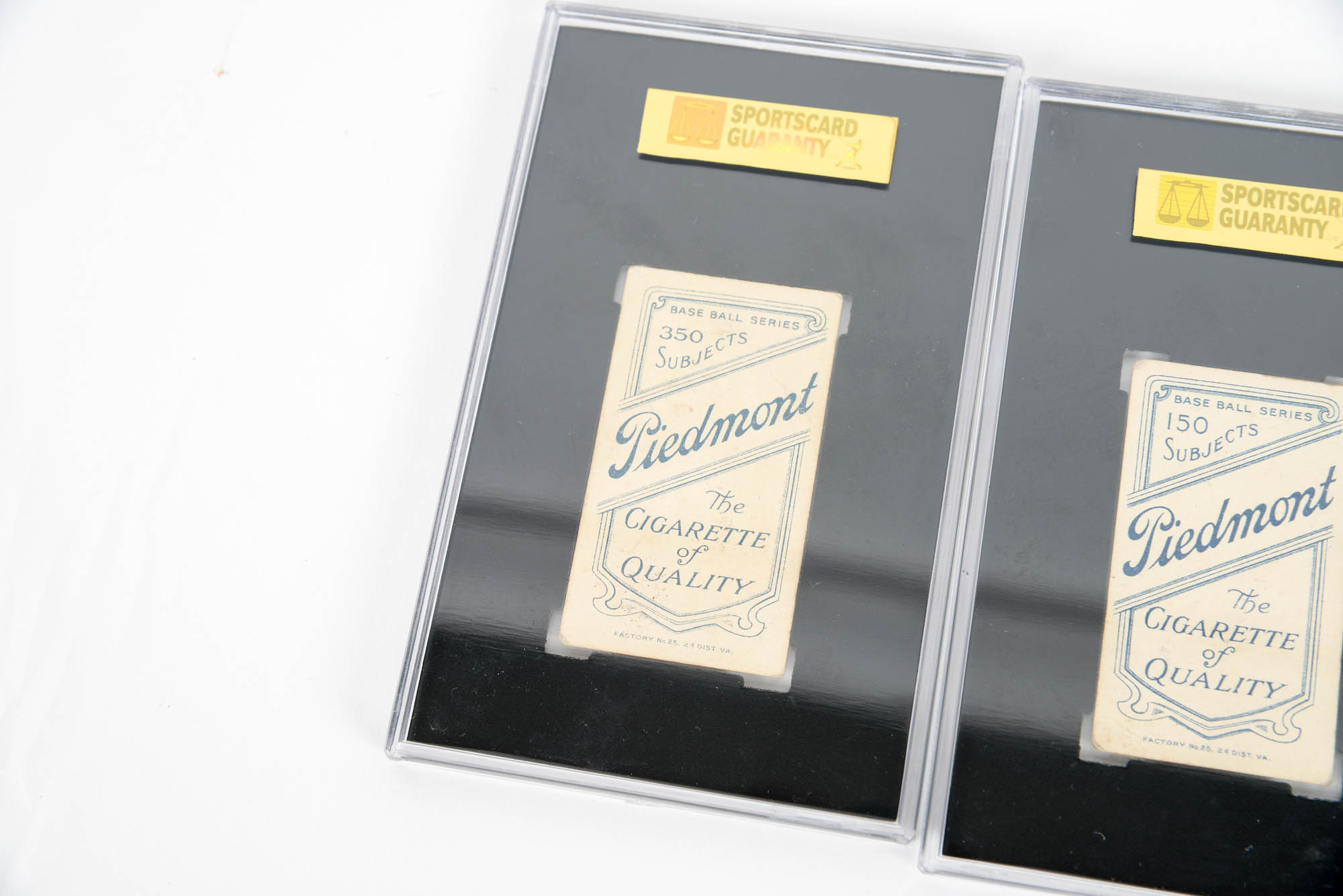 Vintage Piedmont Cigarettes Baseball Cards