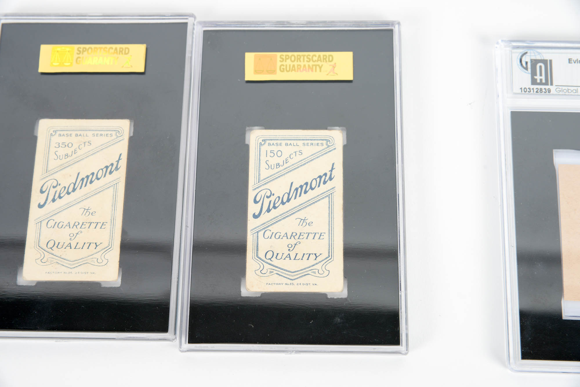 Vintage Piedmont Cigarettes Baseball Cards