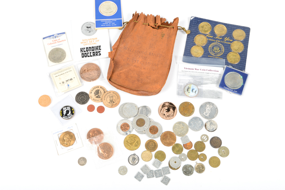 Seated Liberty Silver Love Token and American Tokens Collection