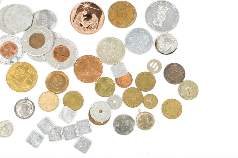 Seated Liberty Silver Love Token and American Tokens Collection