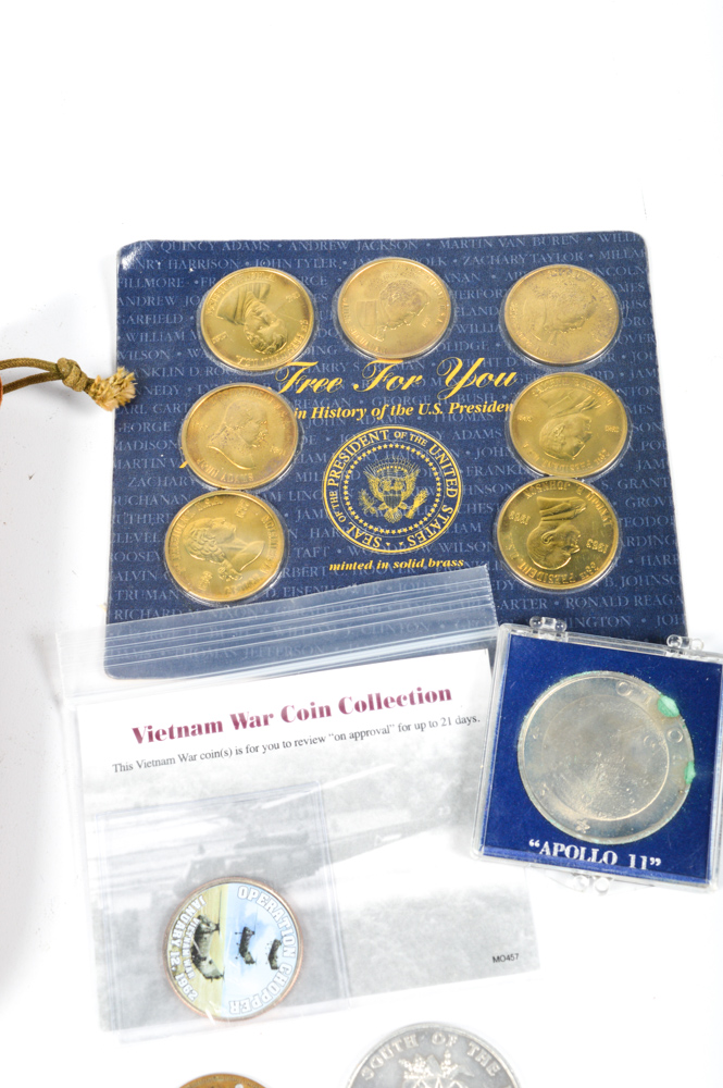 Seated Liberty Silver Love Token and American Tokens Collection