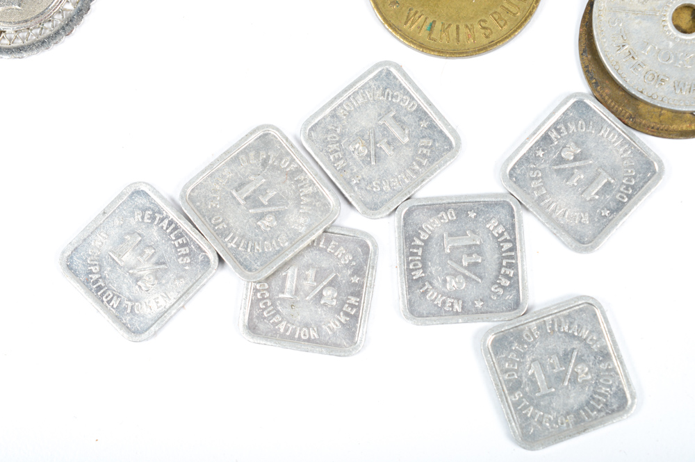 Seated Liberty Silver Love Token and American Tokens Collection