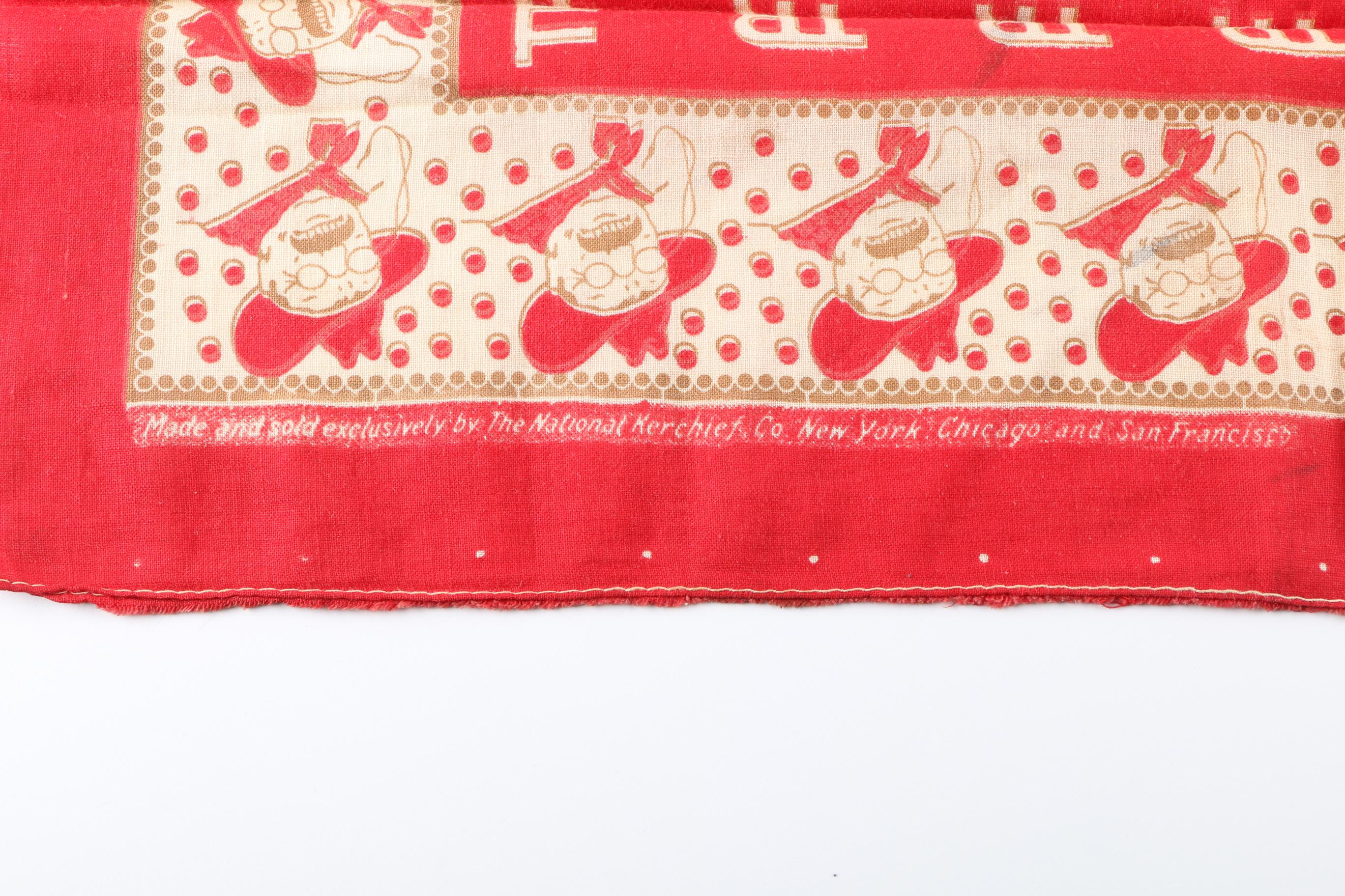 1912 Teddy Roosevelt Handkerchief