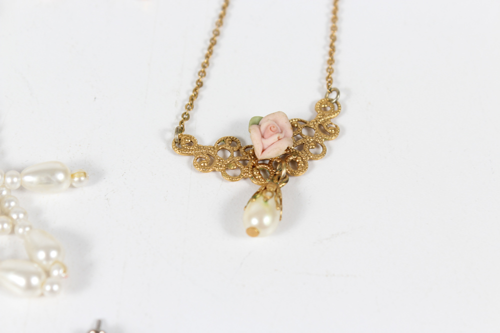 Imitation Pearl Costume Jewelry Collection