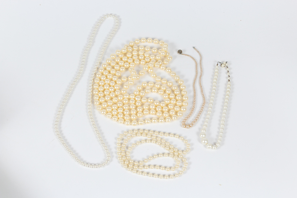 Imitation Pearl Costume Jewelry Collection