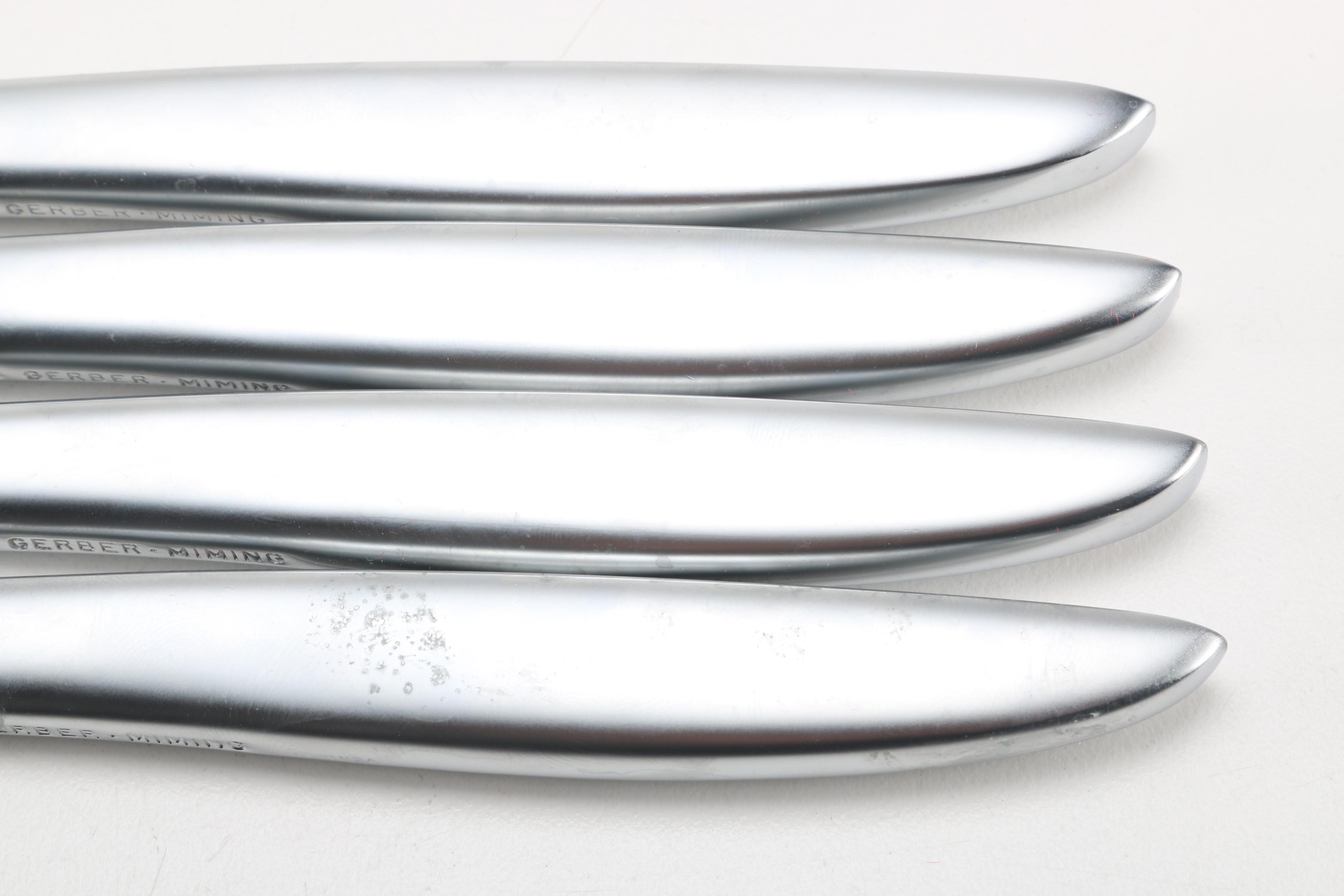 Set of Vintage Gerber-Miming Steel Knives