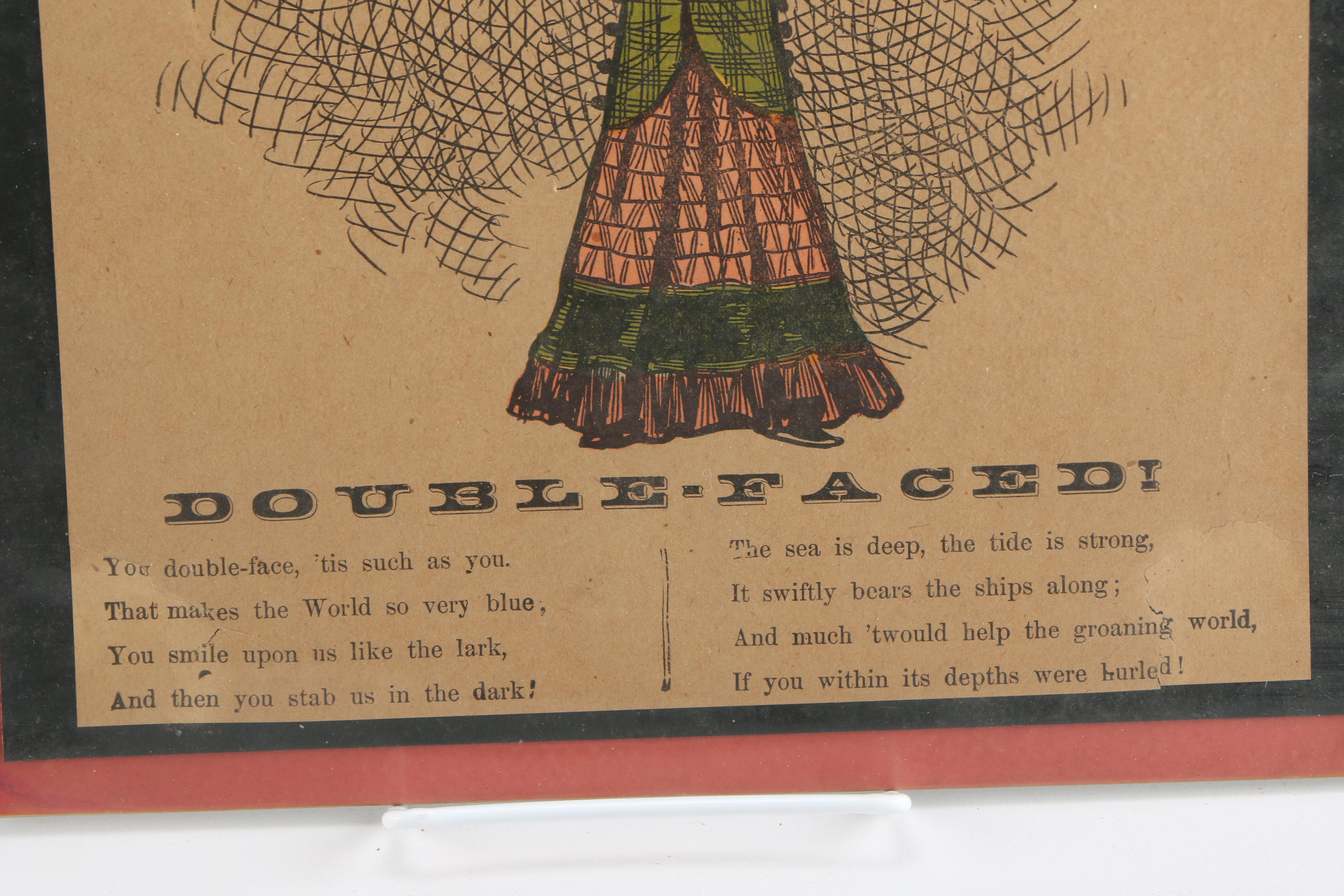 Pair of Vintage Caricatures