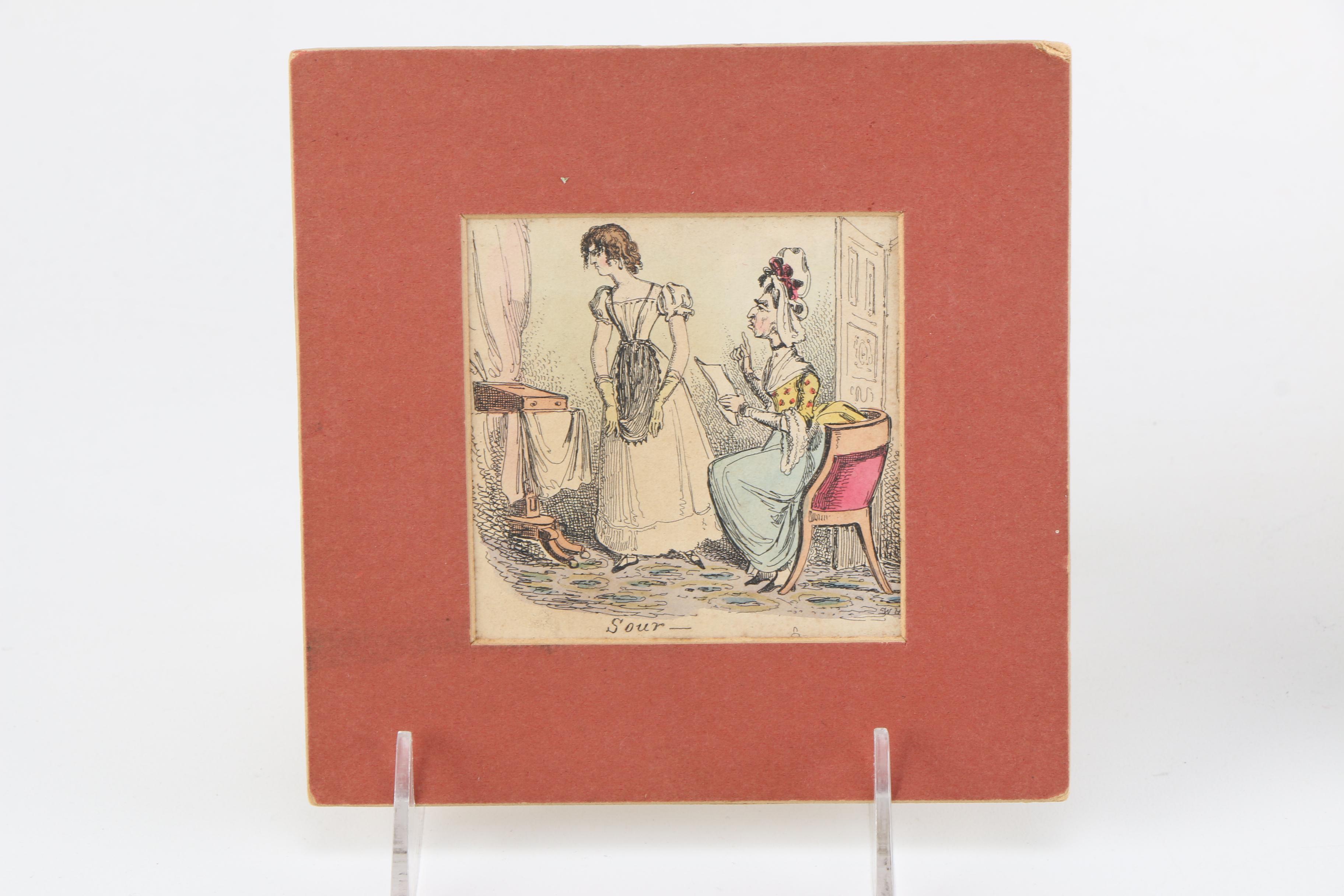 Pair of Vintage Caricatures