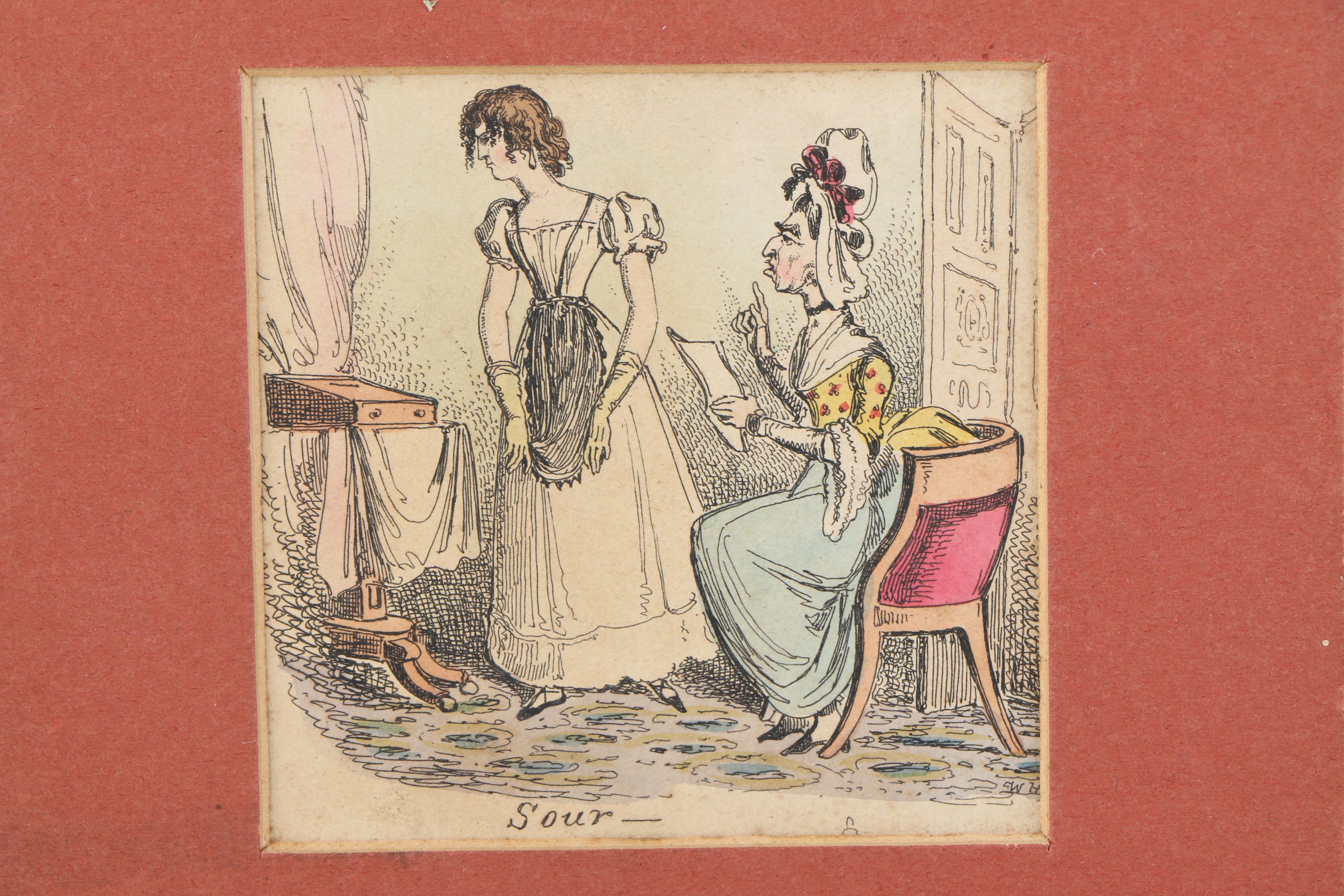 Pair of Vintage Caricatures