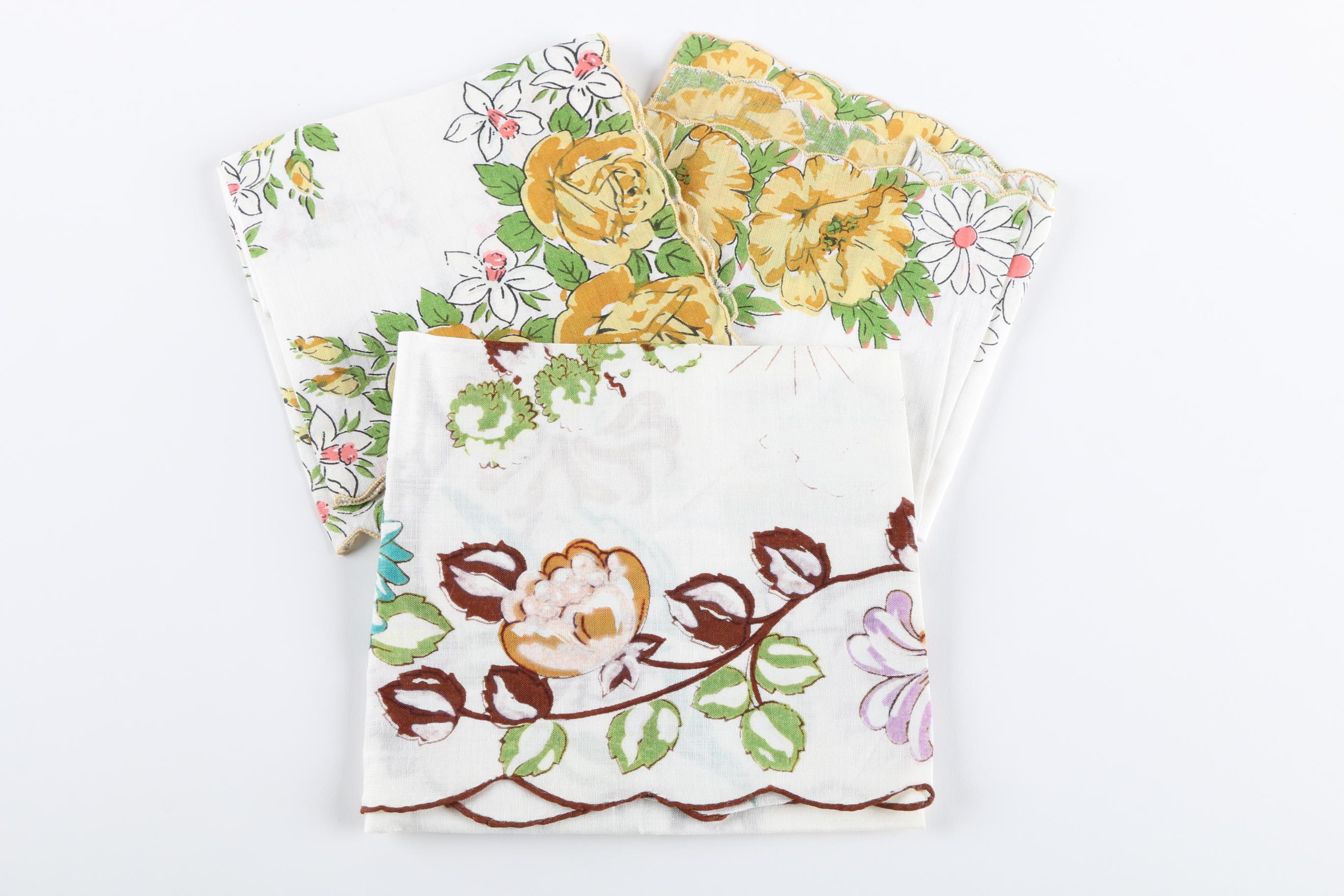 Floral Handkerchiefs