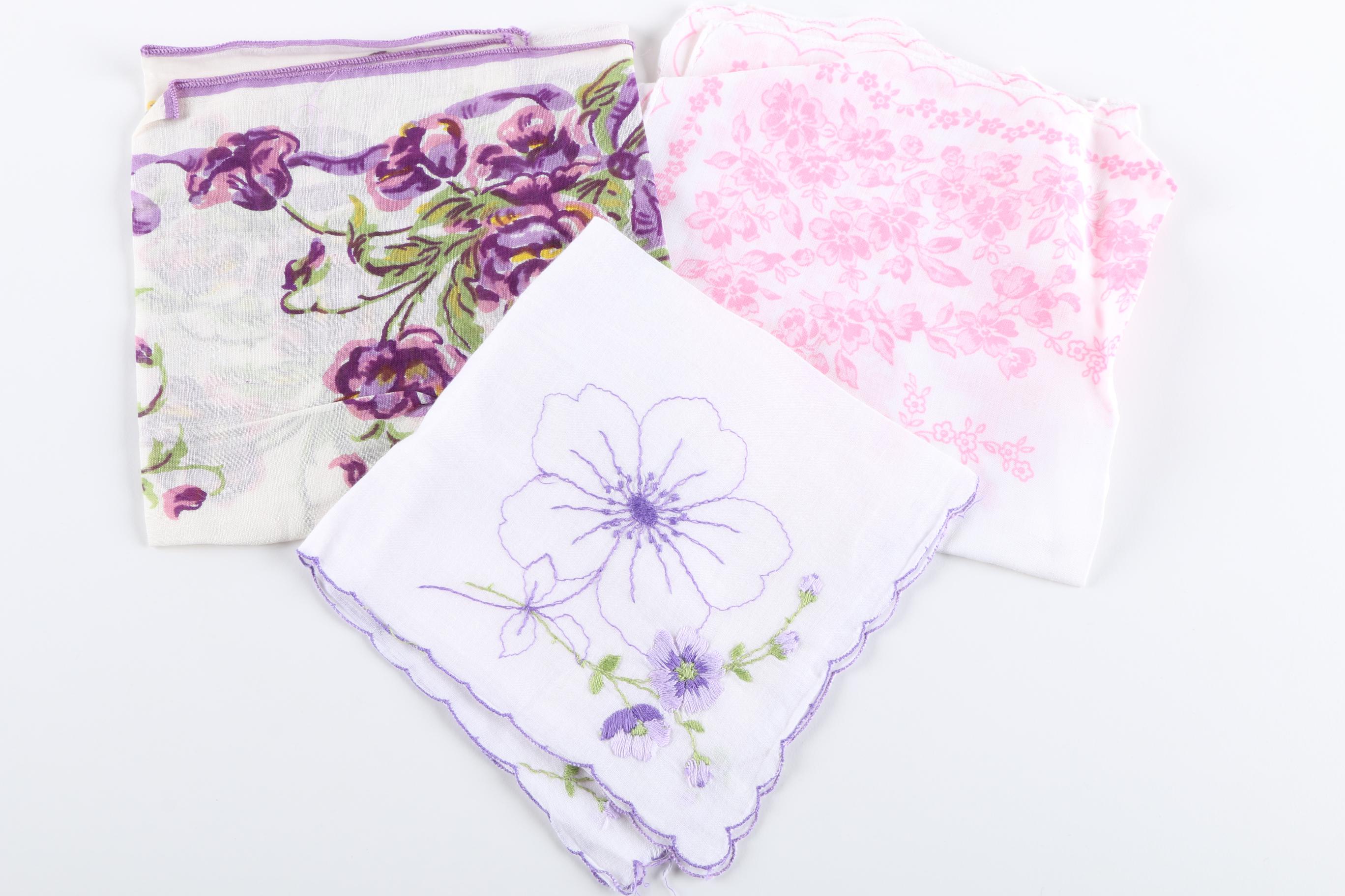 Floral Handkerchiefs