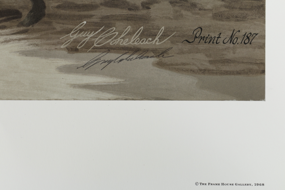 Coheleach, Harm, and Eckelberry Offset Lithographs of American Wildlife