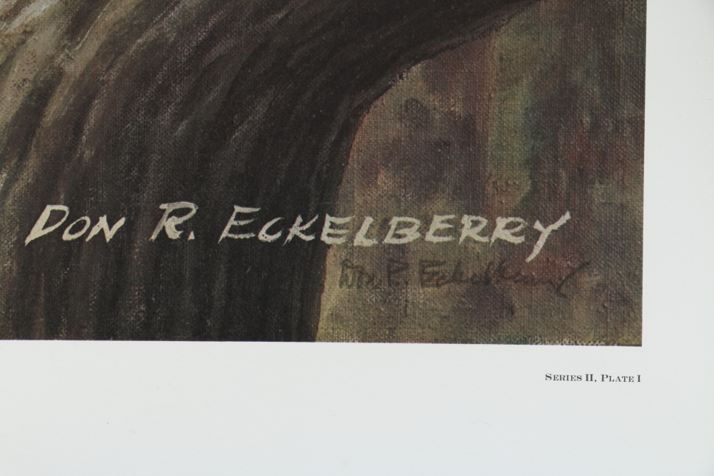 Coheleach, Harm, and Eckelberry Offset Lithographs of American Wildlife