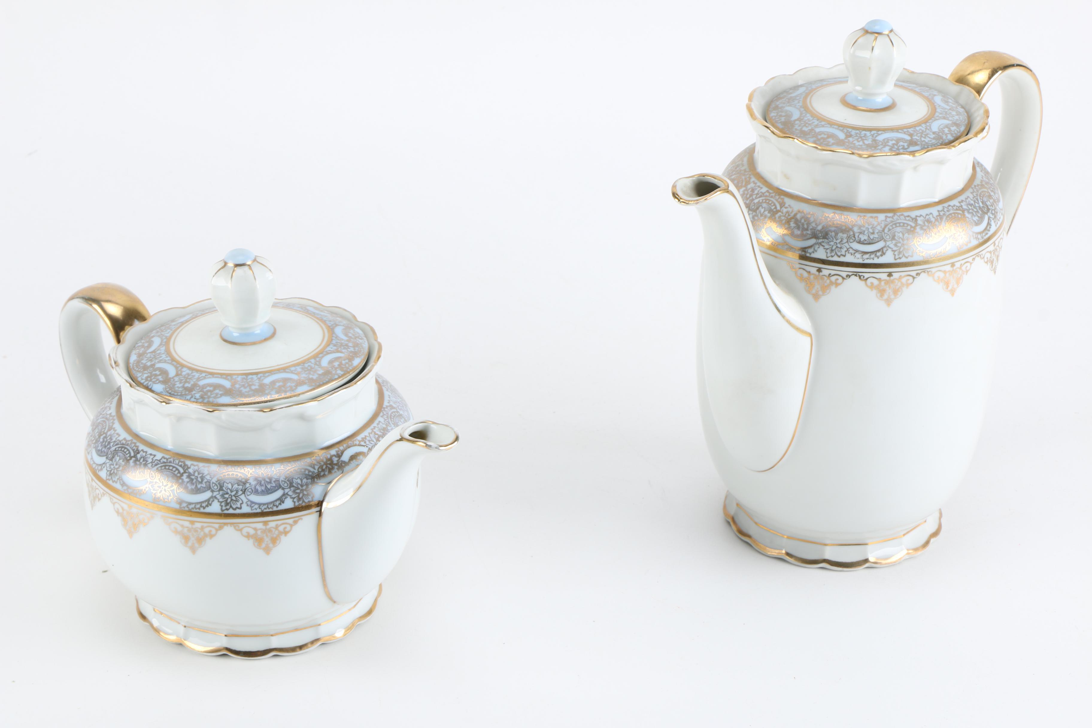 Joseph Rieber & Co. Mitterteich Tea and Coffee Pots