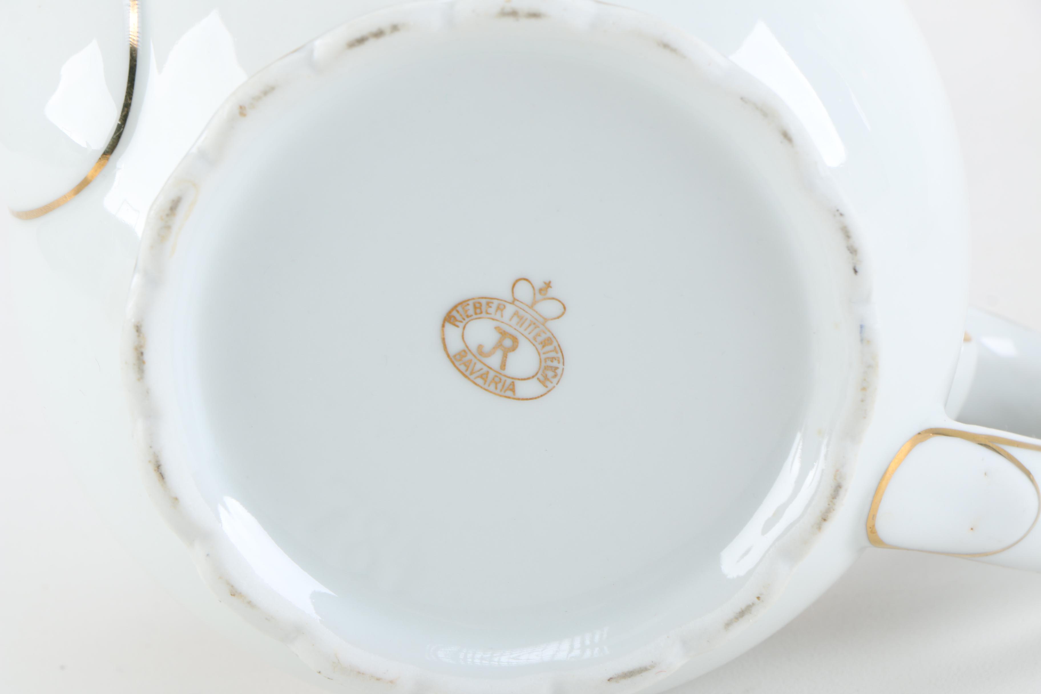 Joseph Rieber & Co. Mitterteich Tea and Coffee Pots