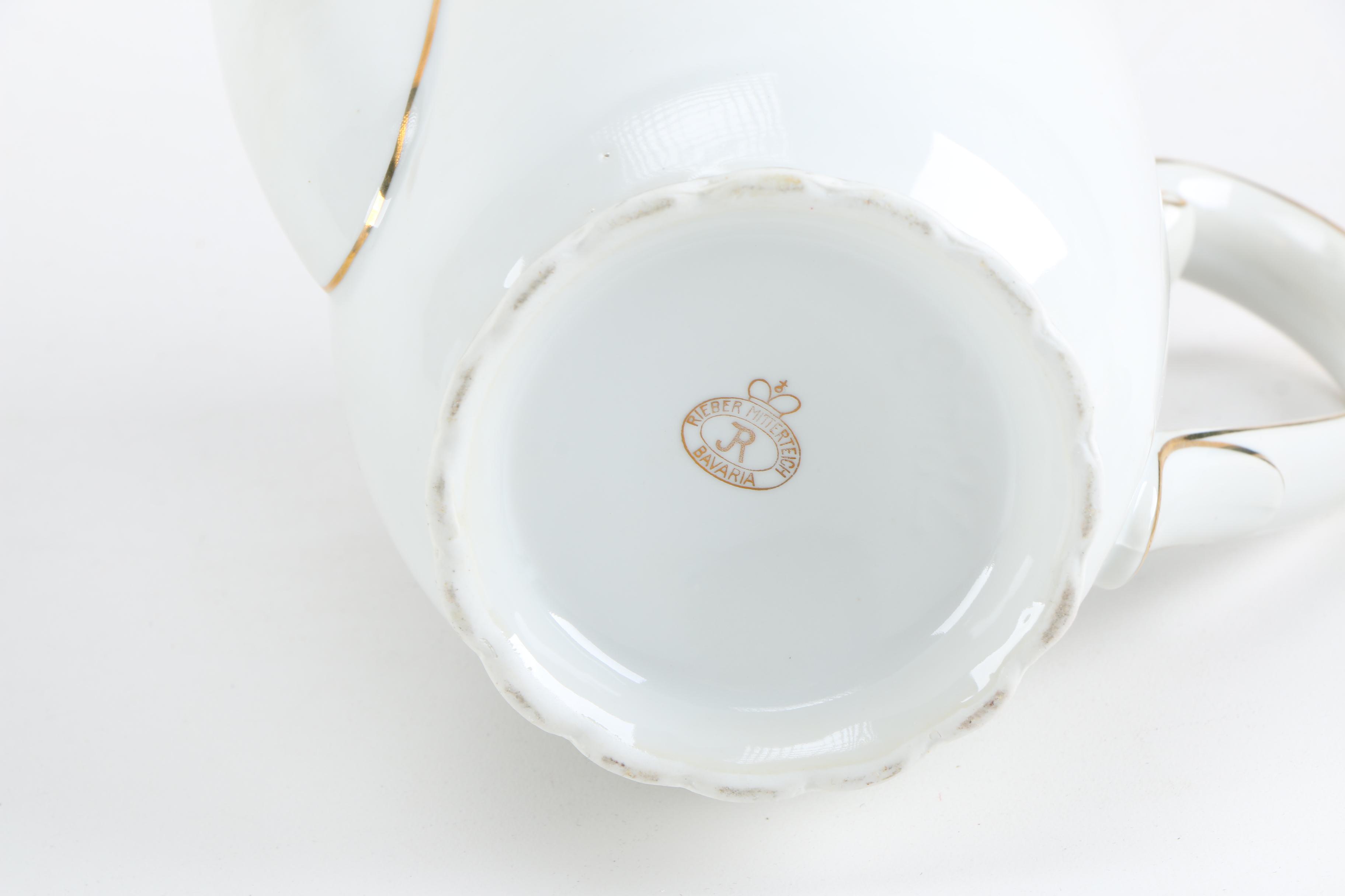 Joseph Rieber & Co. Mitterteich Tea and Coffee Pots