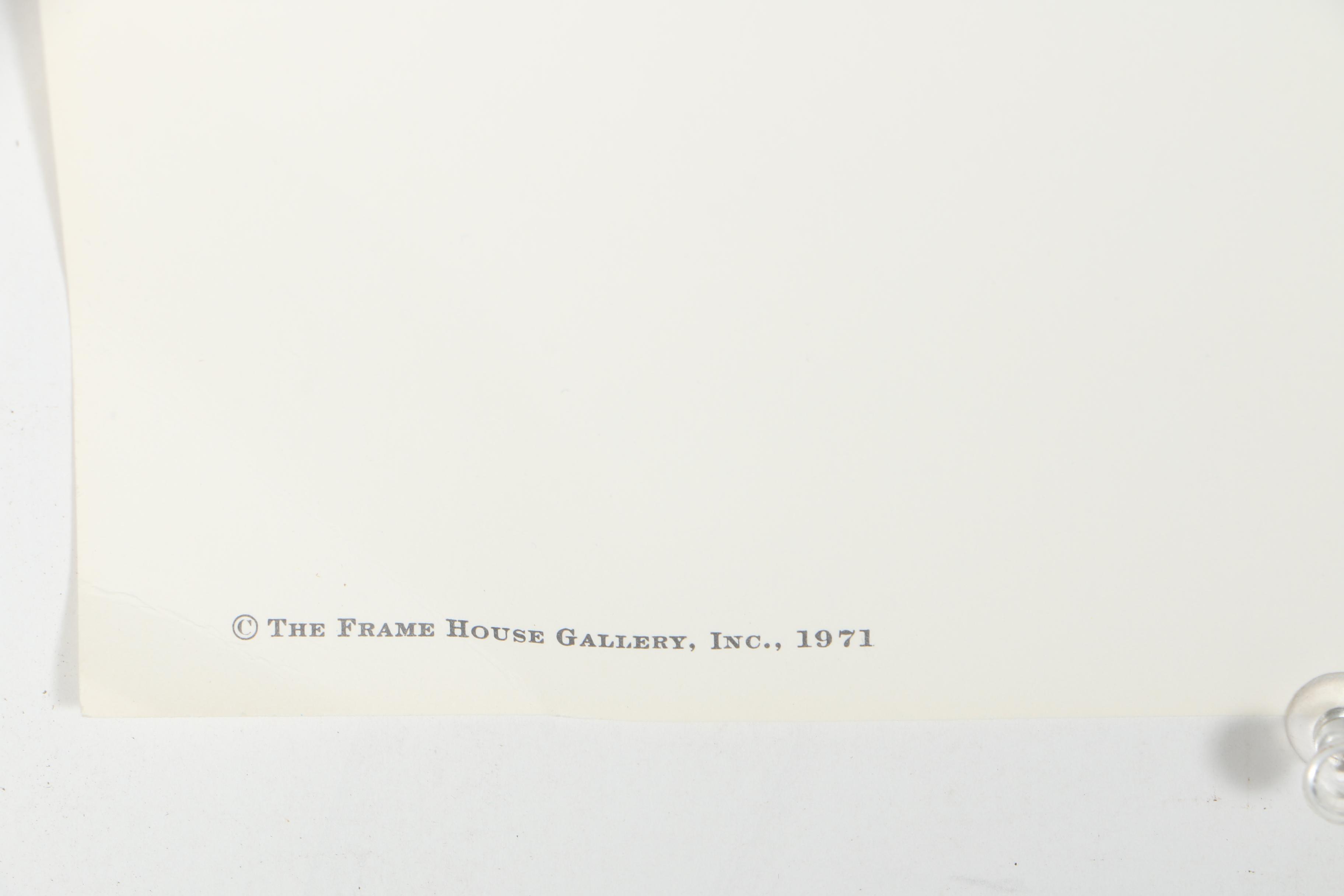 Ray Harm Offset Lithograph "American Eagle Haliaetus leucocephalus"