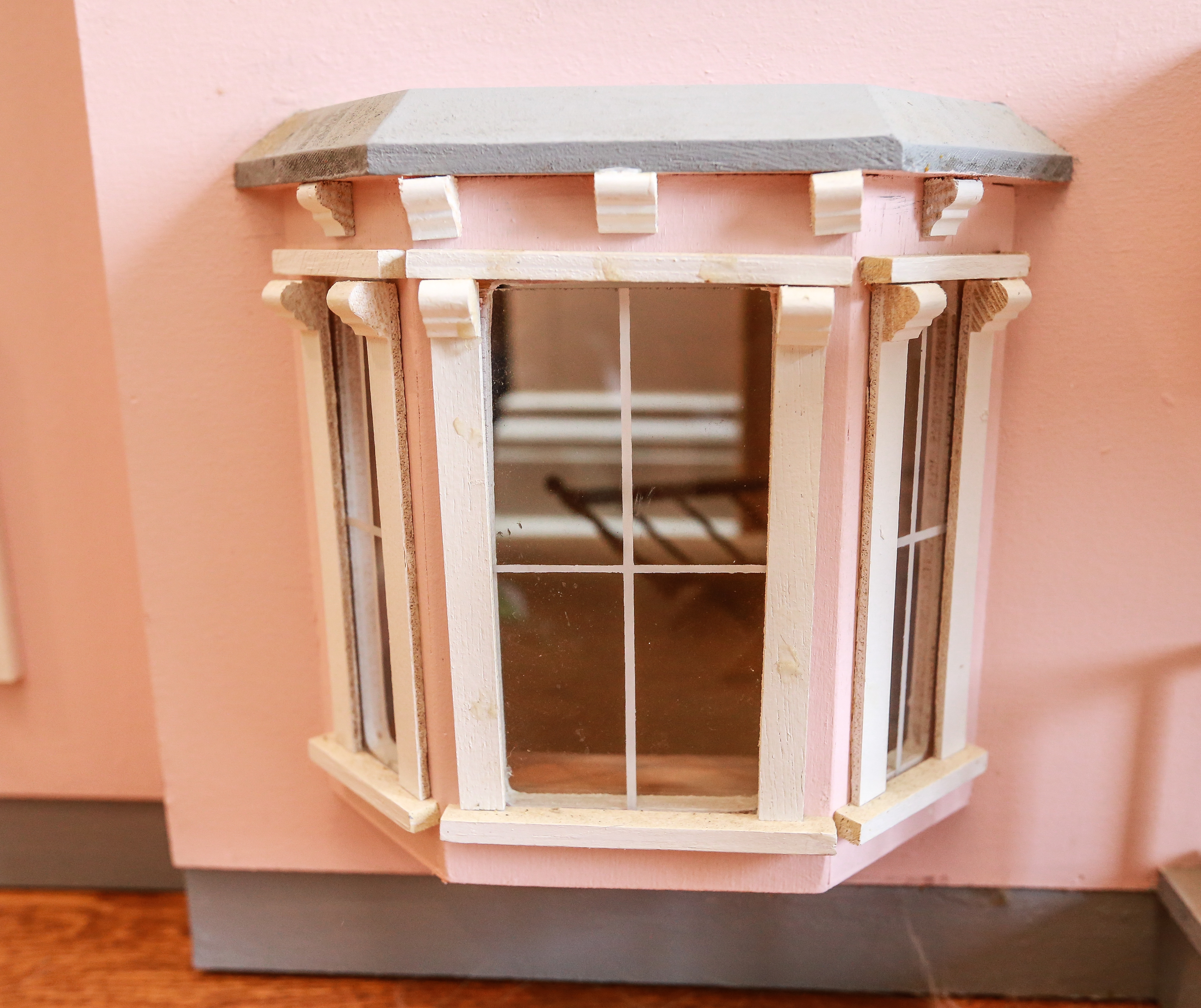 Wooden Doll House and Furniture