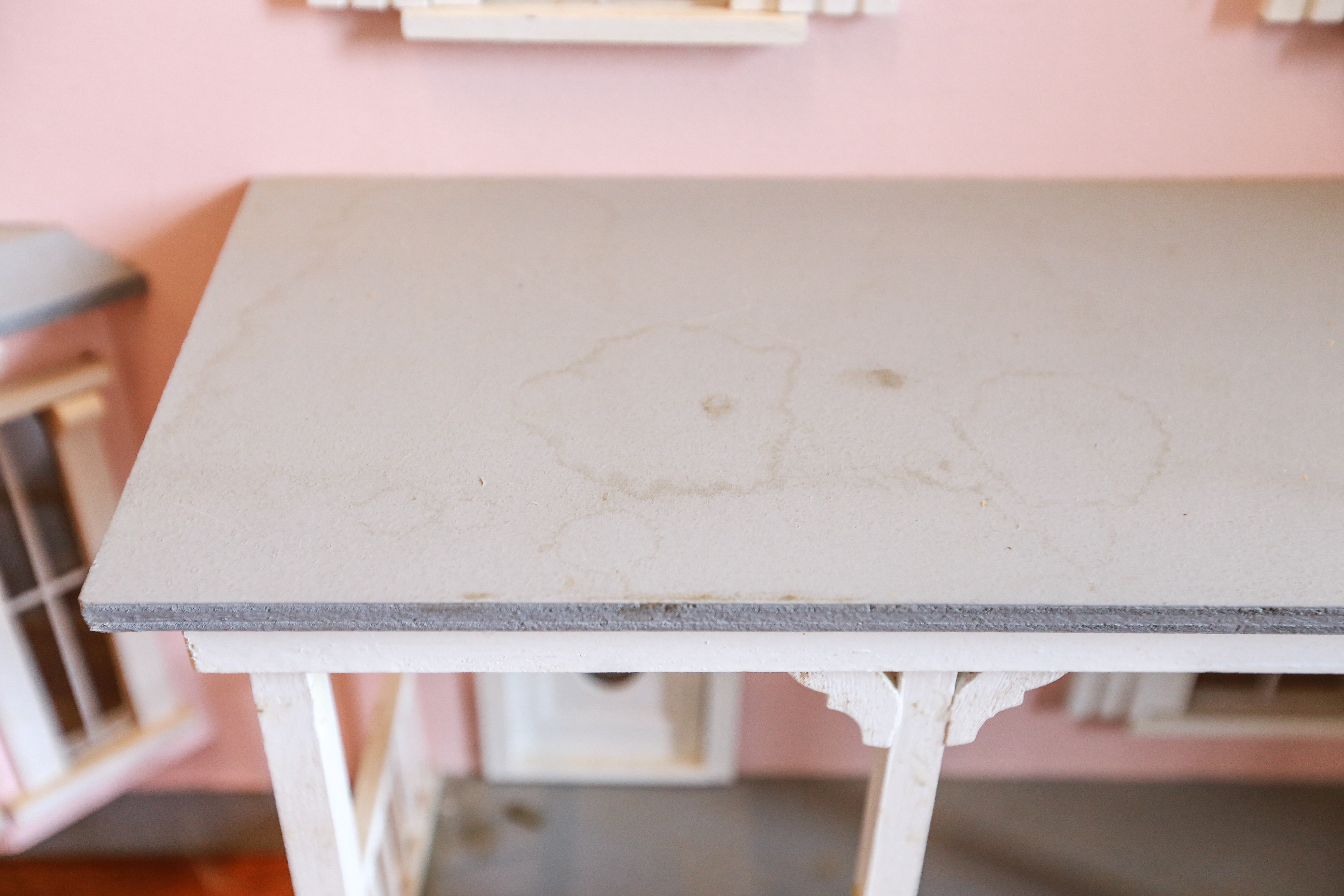 Wooden Doll House and Furniture