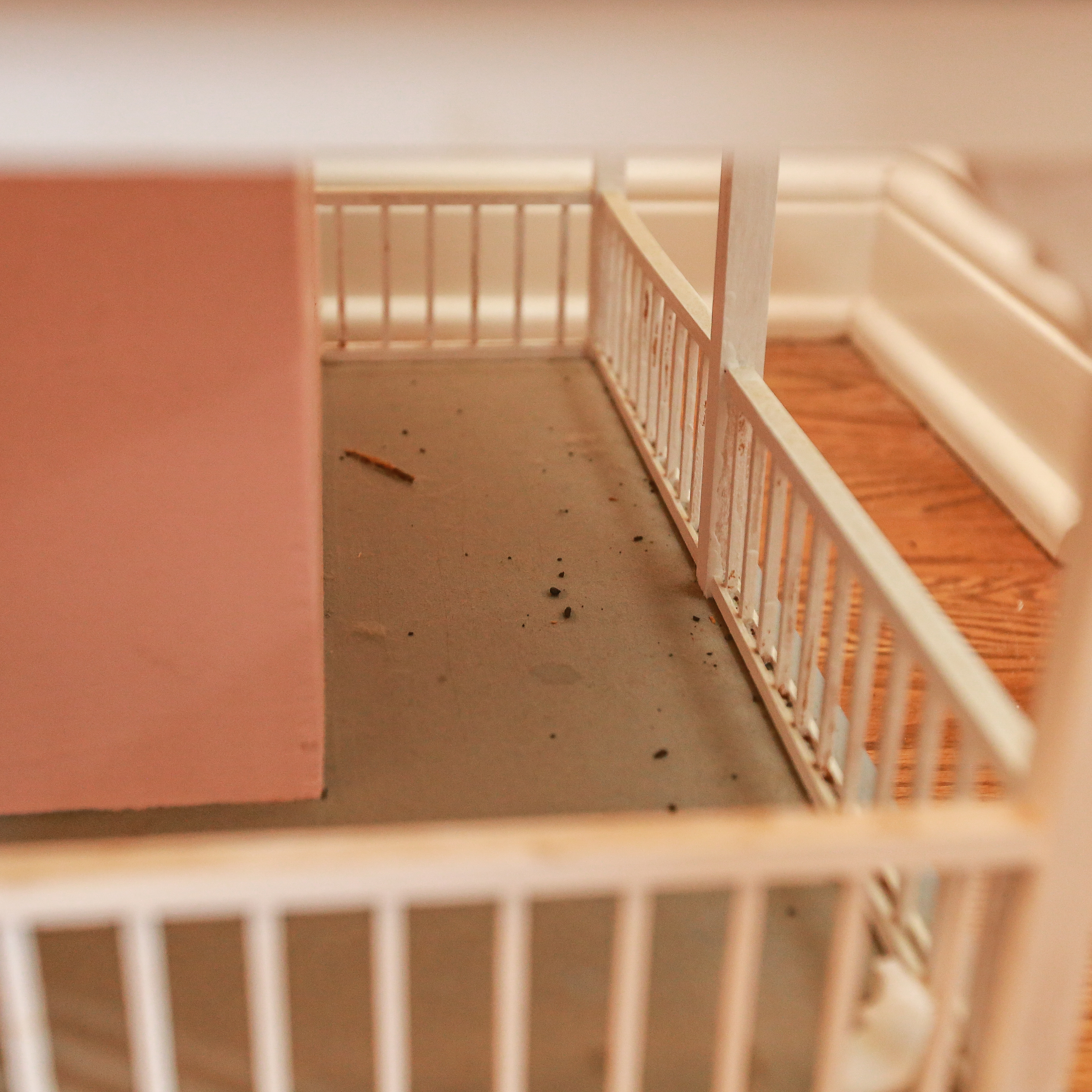 Wooden Doll House and Furniture