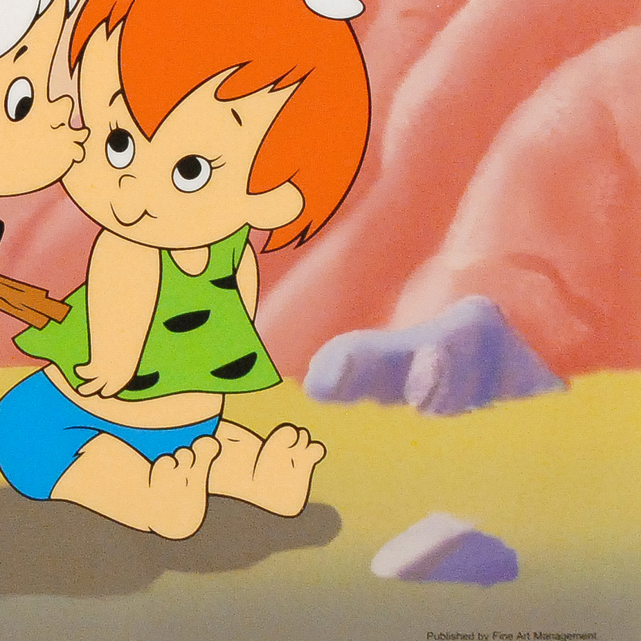 Hanna-Barbera "Pebbles and Bam Bam" Limited Edition Sericel