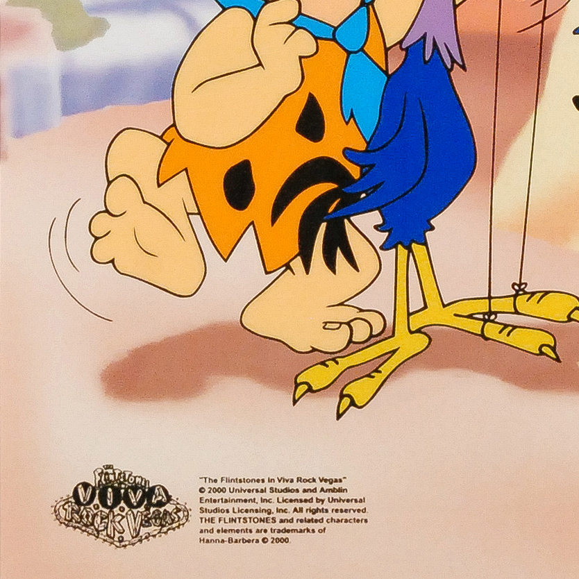 Hanna-Barbera "Fred Plays the Harp" Limited Edition Sericel