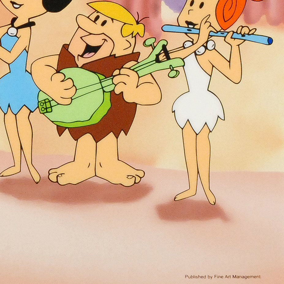 Hanna-Barbera "Fred Plays the Harp" Limited Edition Sericel