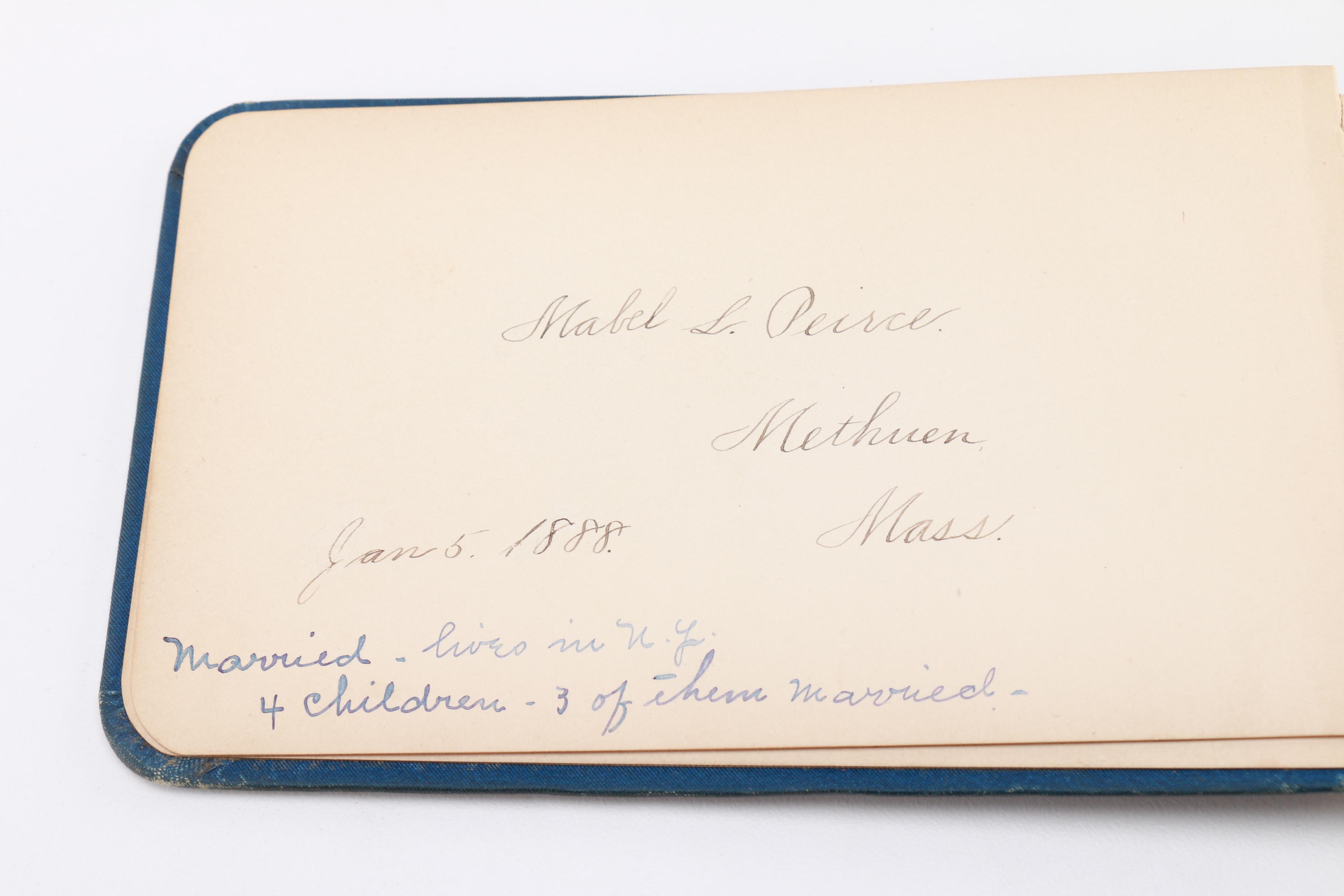 Victorian-Era Autograph Album With Personal Notes and Chromolithograph Prints