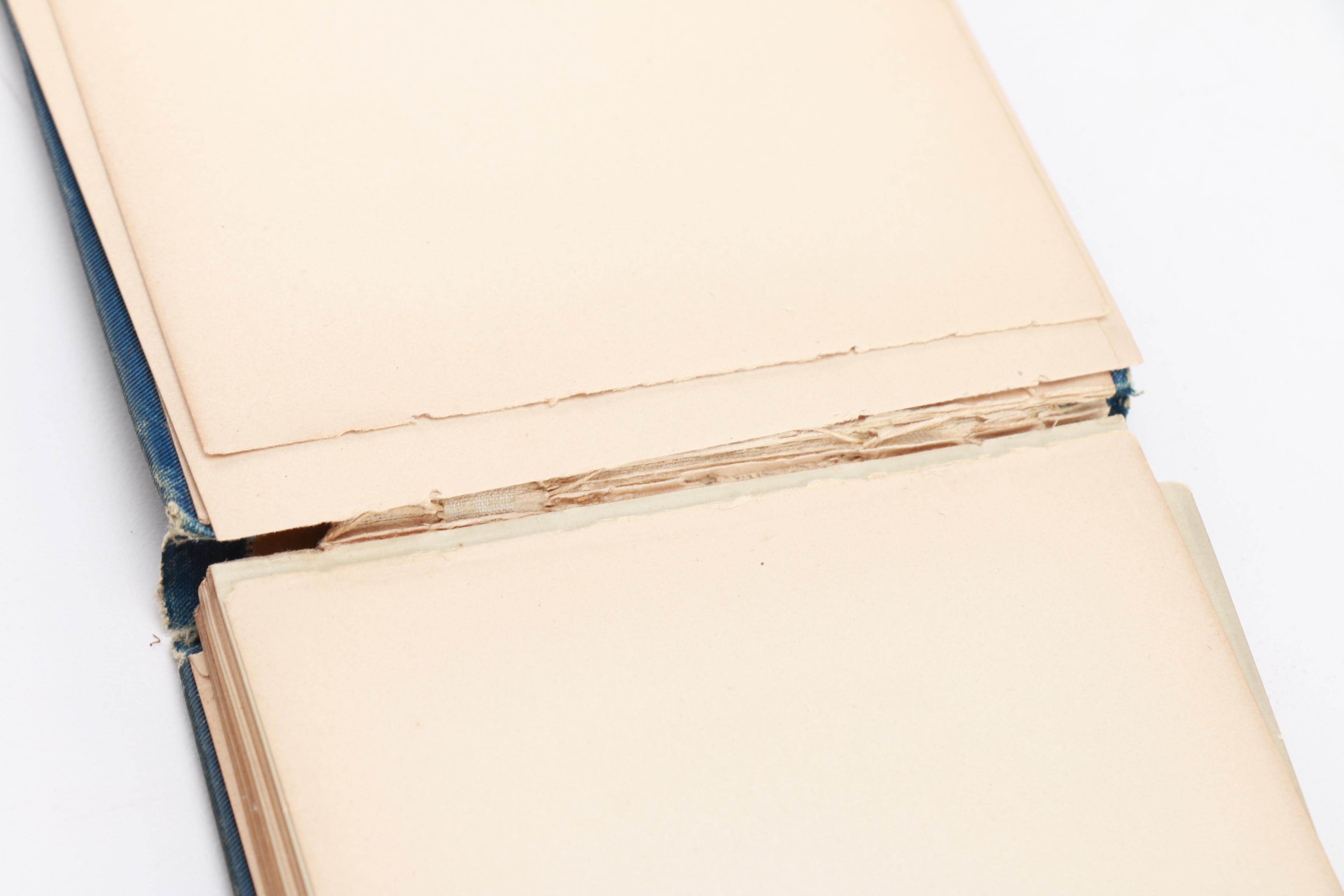 Victorian-Era Autograph Album With Personal Notes and Chromolithograph Prints