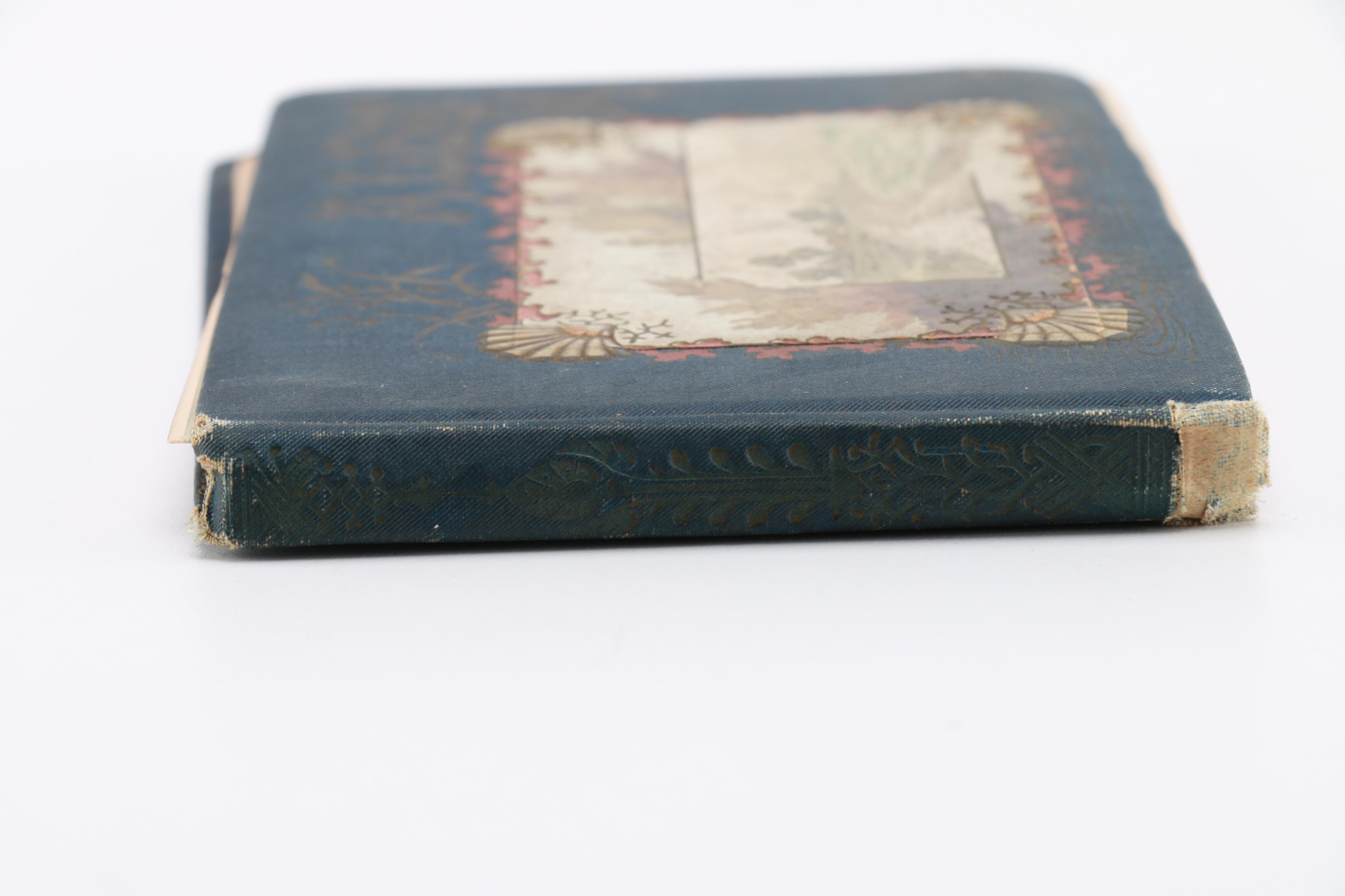 Victorian-Era Autograph Album With Personal Notes and Chromolithograph Prints