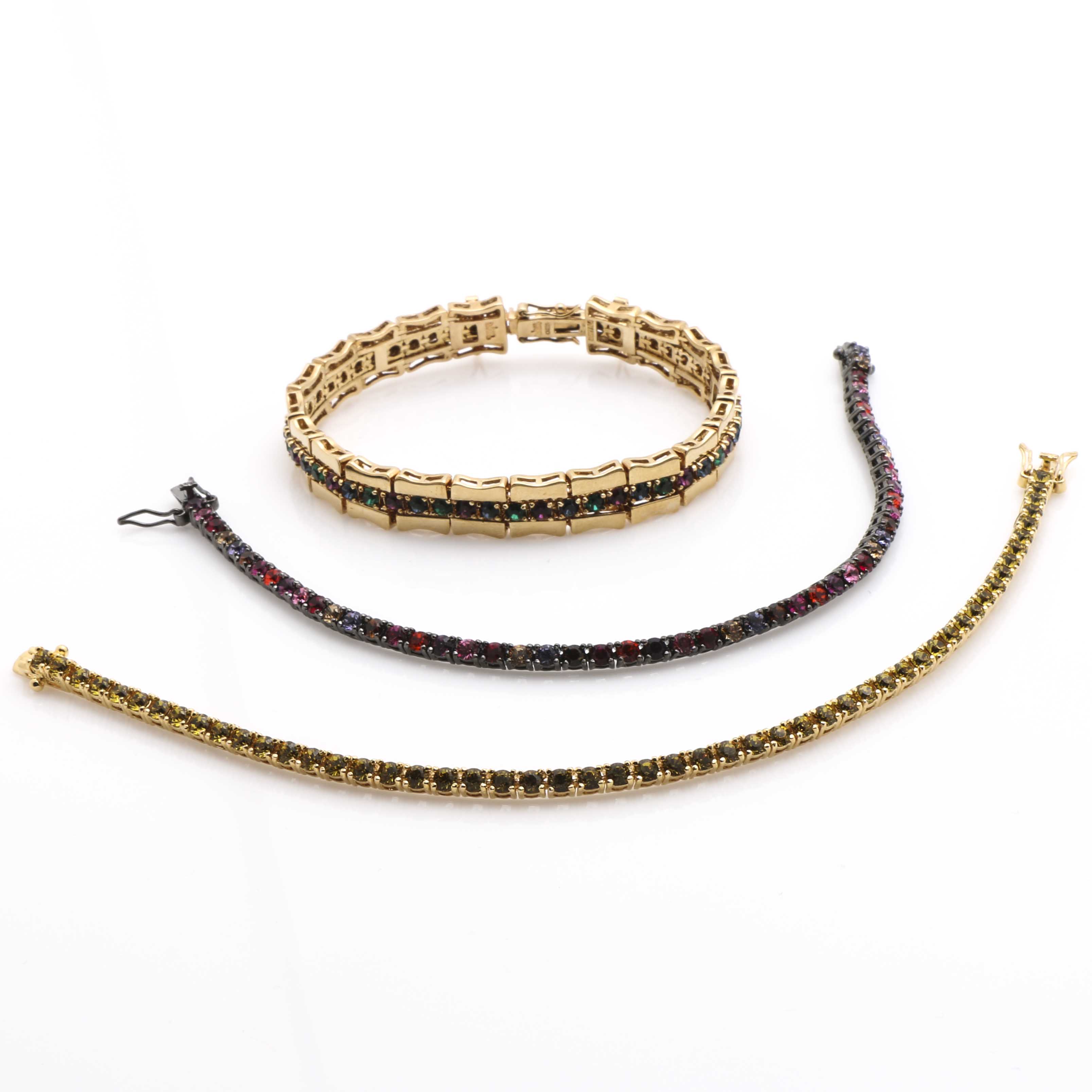 Assortment of Joan Rivers Rhinestone Accented and Enameled Costume Jewelry