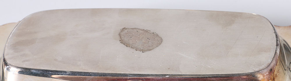 Wallace "Baroque" Silver Plate Butter Dish and Assorted Metal Tableware