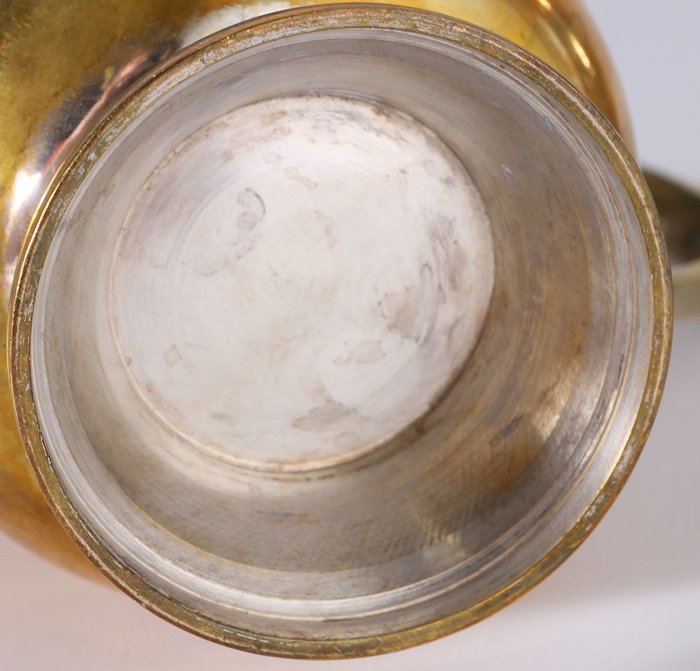 Wallace "Baroque" Silver Plate Butter Dish and Assorted Metal Tableware