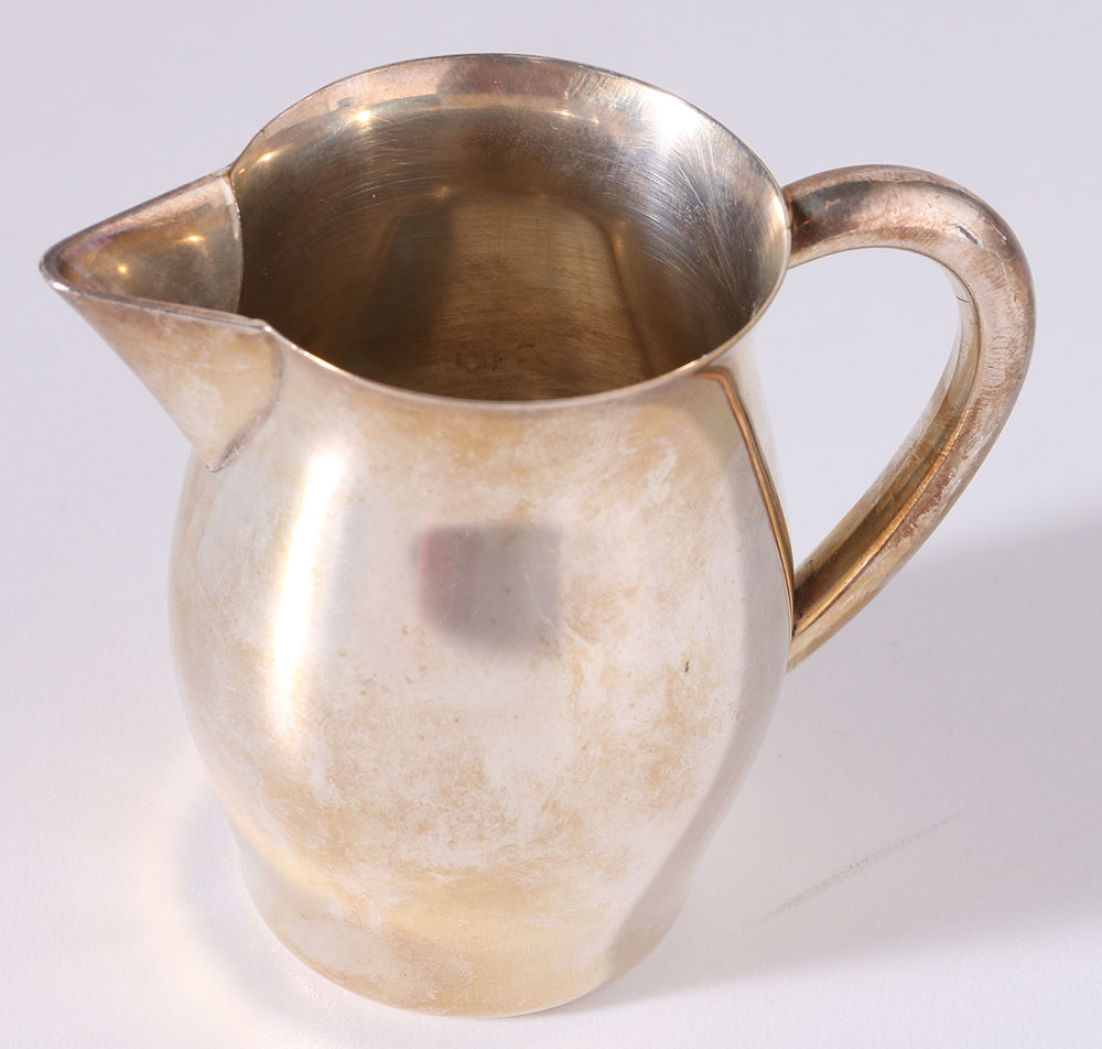 Wallace "Baroque" Silver Plate Butter Dish and Assorted Metal Tableware