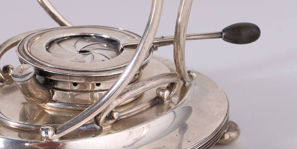 1914 Gorham "Plymouth" Sterling Warming Stand and Other Weighted Sterling