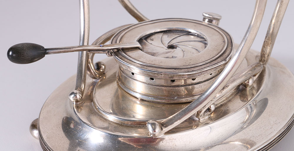 1914 Gorham "Plymouth" Sterling Warming Stand and Other Weighted Sterling
