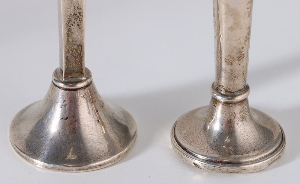 1914 Gorham "Plymouth" Sterling Warming Stand and Other Weighted Sterling