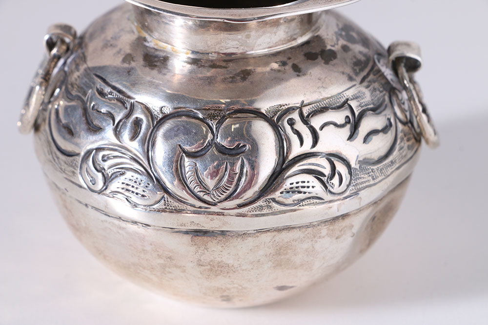 900 Silver Diminutive Vase from Central or South America