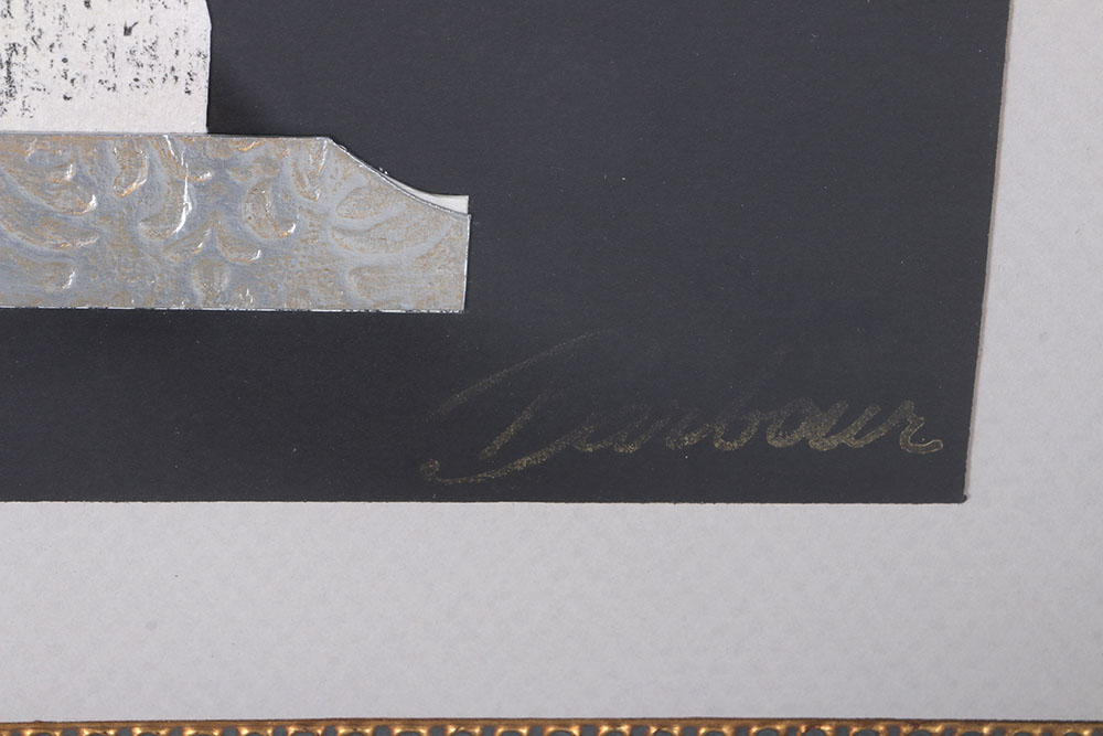 Barbour Mixed Media Works on Paper "Empire I" and "Empire II"